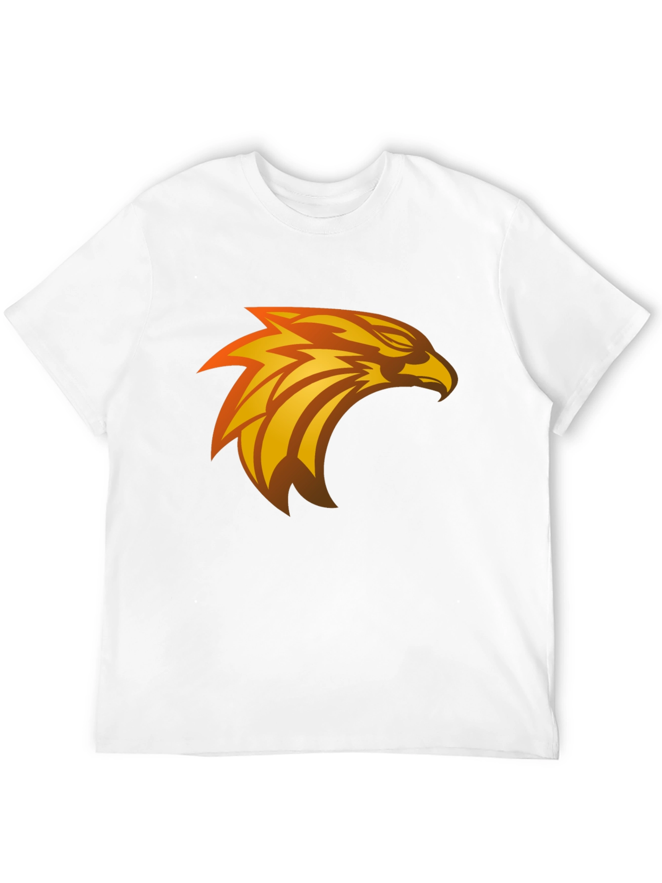 Black T-Shirt with Eagle Graphic Design