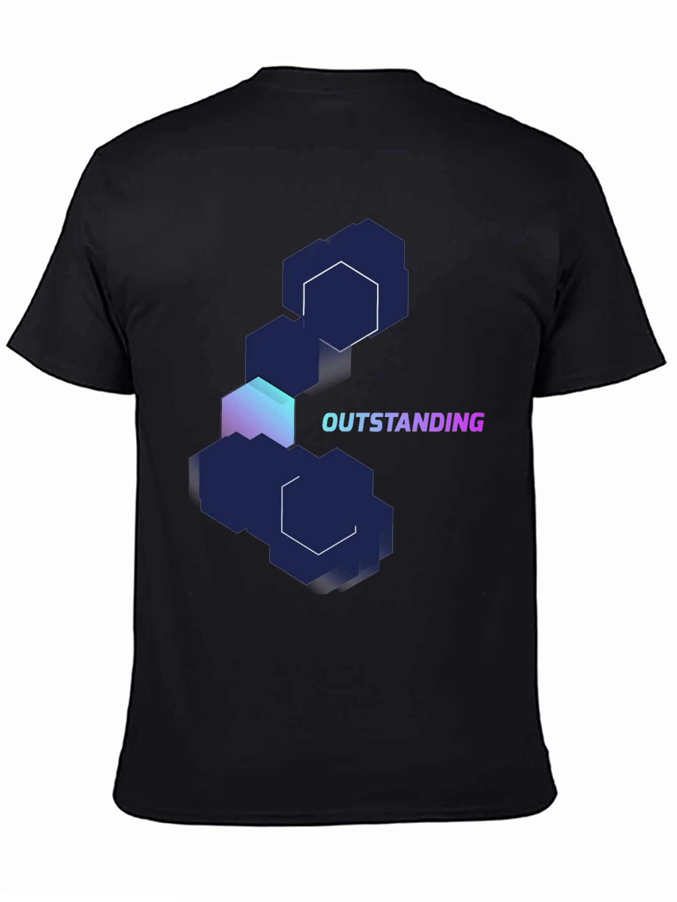 Outstanding Hexagon Graphic Tee