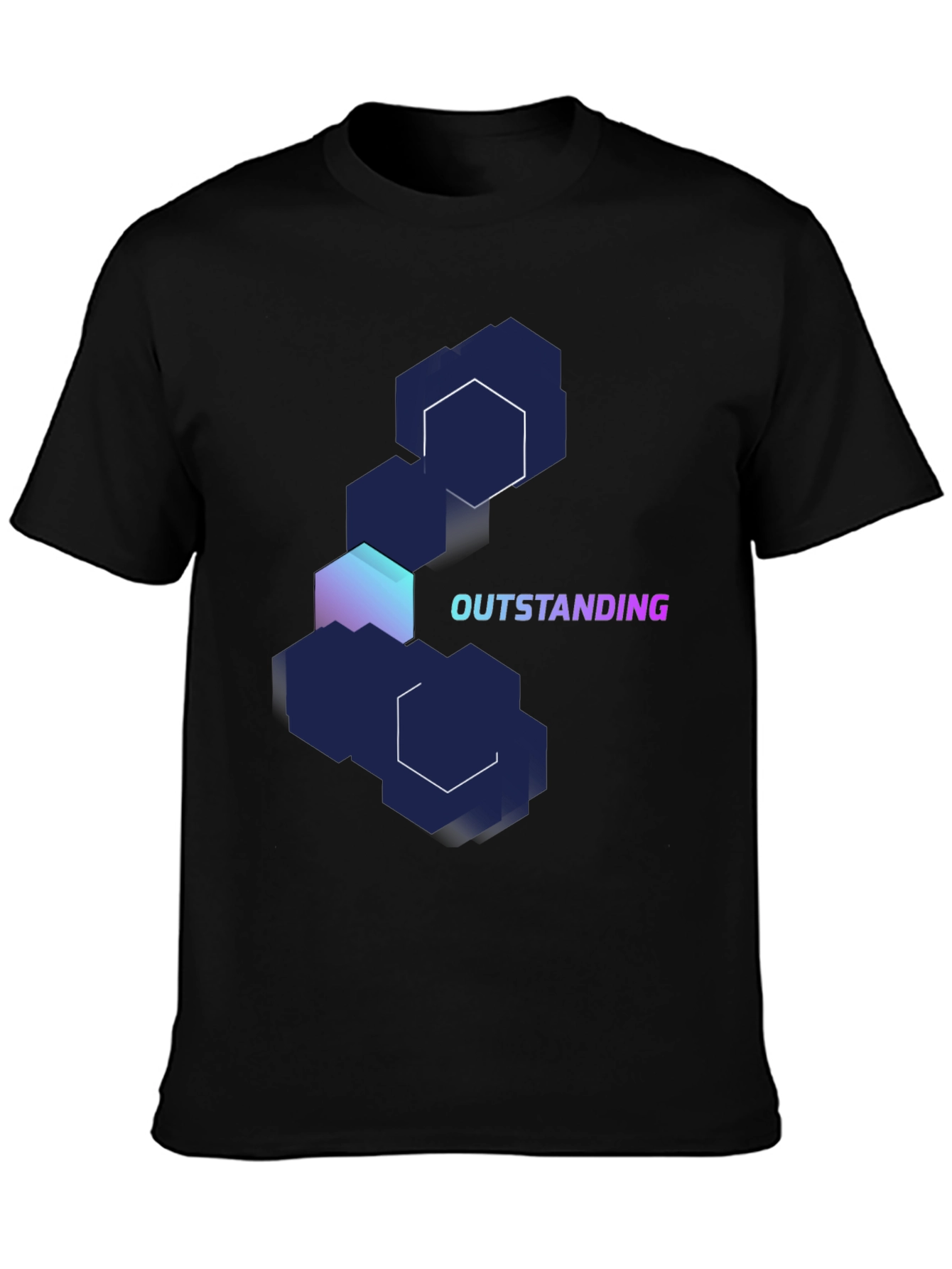 Outstanding Hexagon Graphic Tee