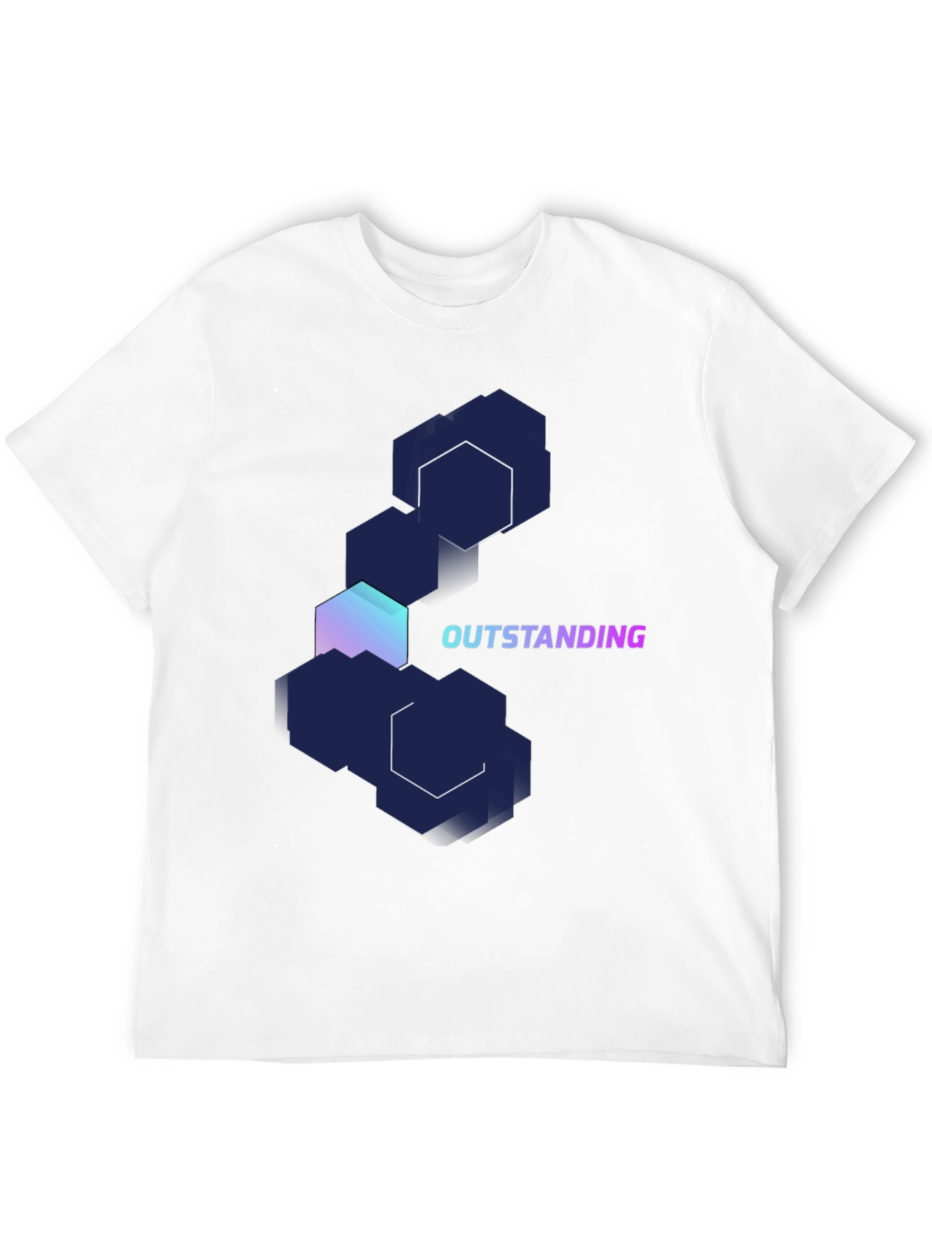 Outstanding Hexagon Graphic Tee