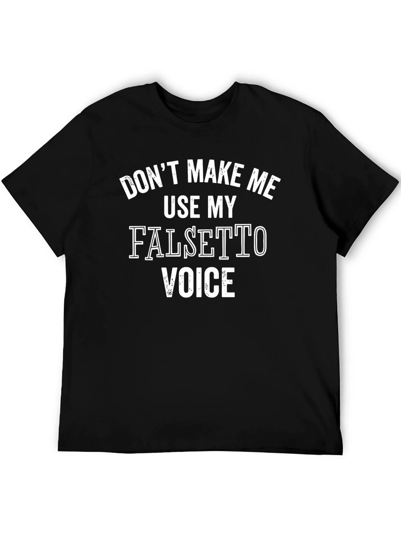 Falsetto Voice T-Shirt Funny Singer Tee
