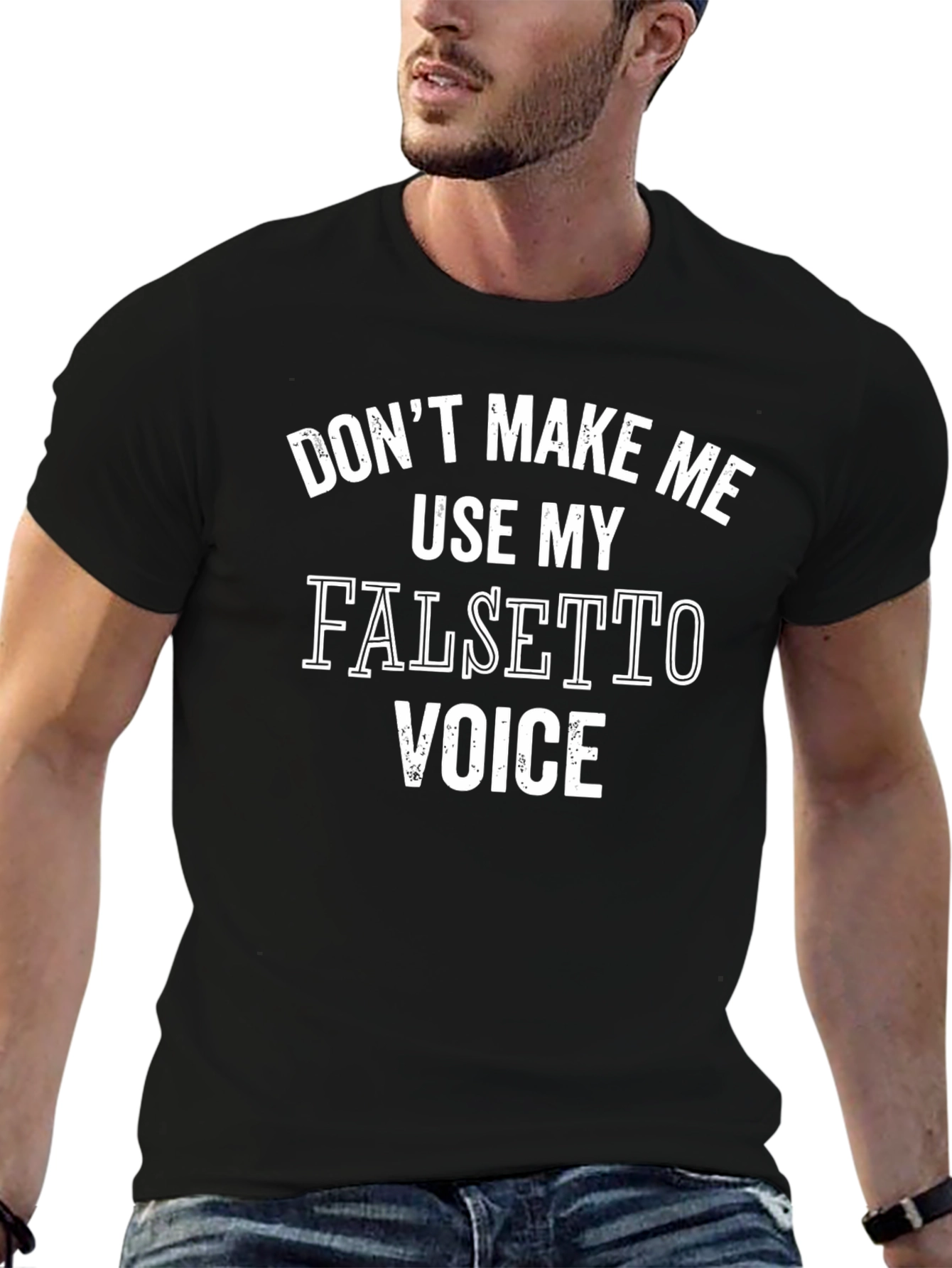 Falsetto Voice T-Shirt Funny Singer Tee