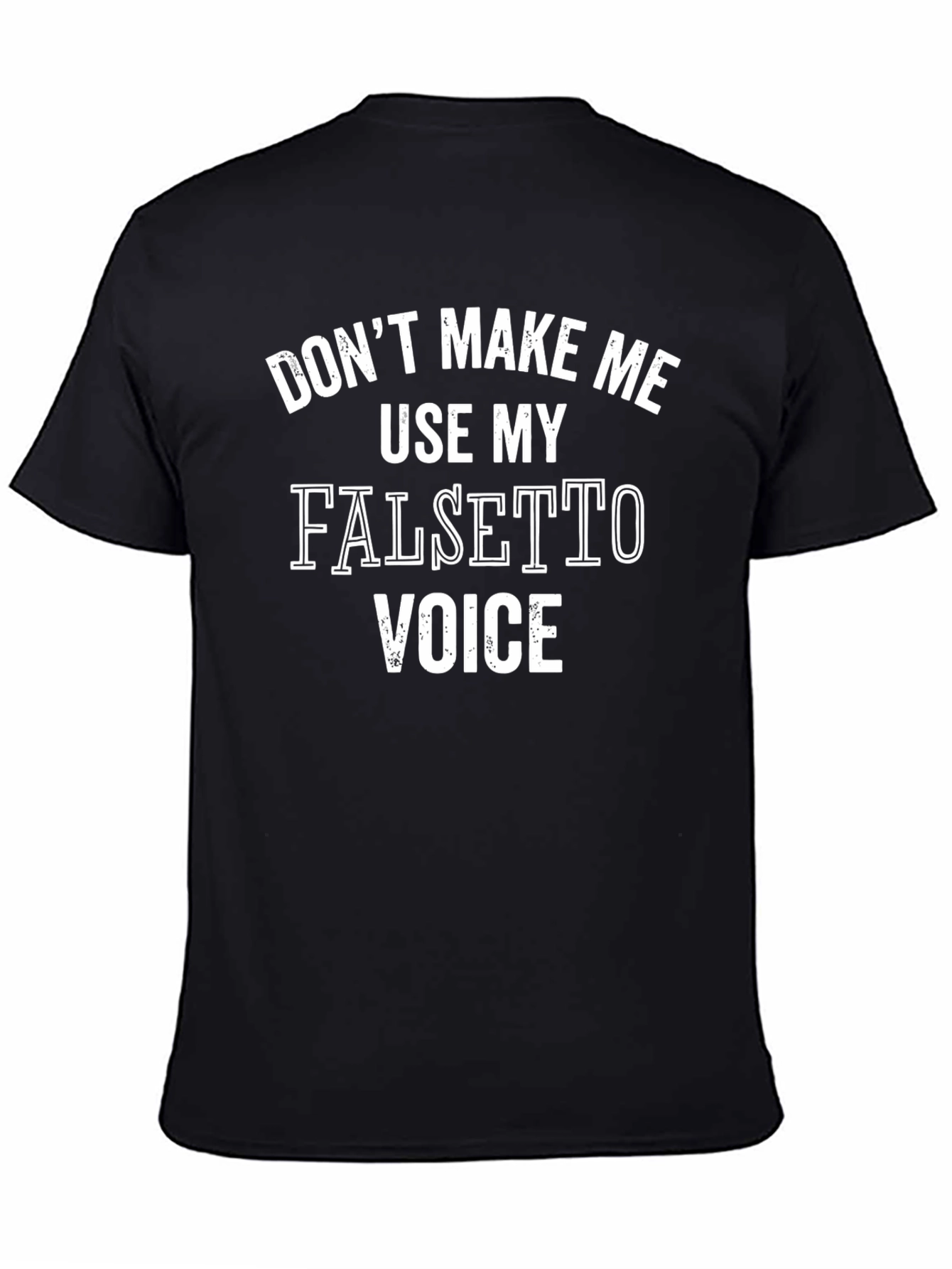 Falsetto Voice T-Shirt Funny Singer Tee