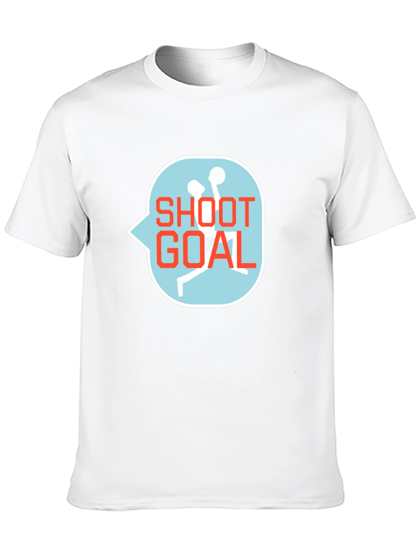 Shoot Goal Graphic Tee - Stylish Black T-Shirt