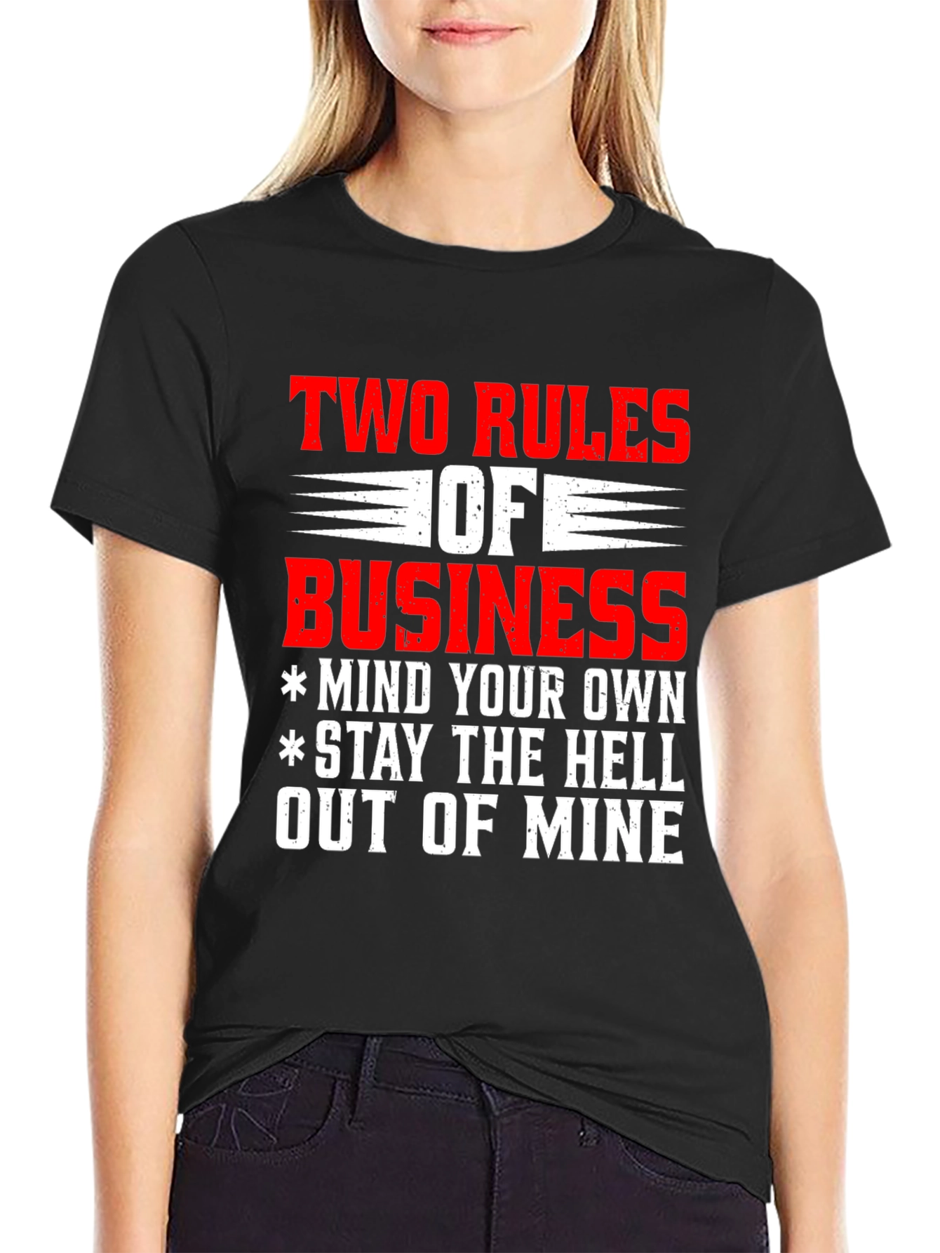Two Rules of Business Graphic Tee