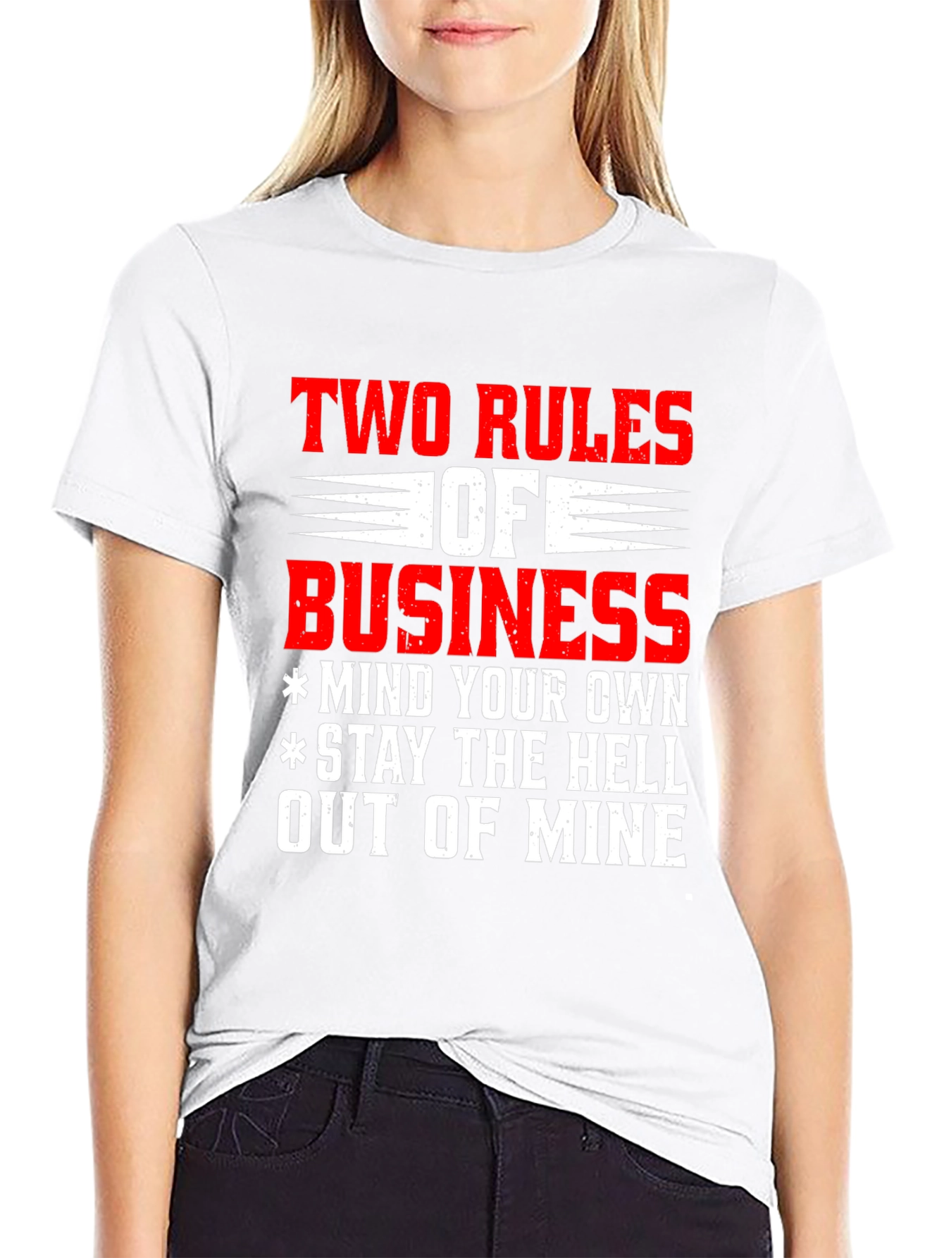 Two Rules of Business Graphic Tee