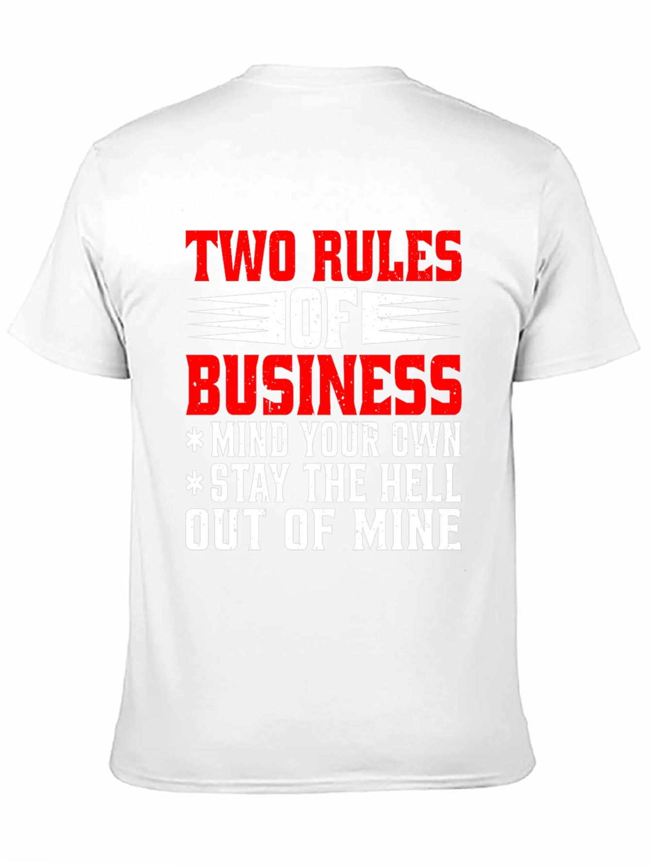 Two Rules of Business Graphic Tee