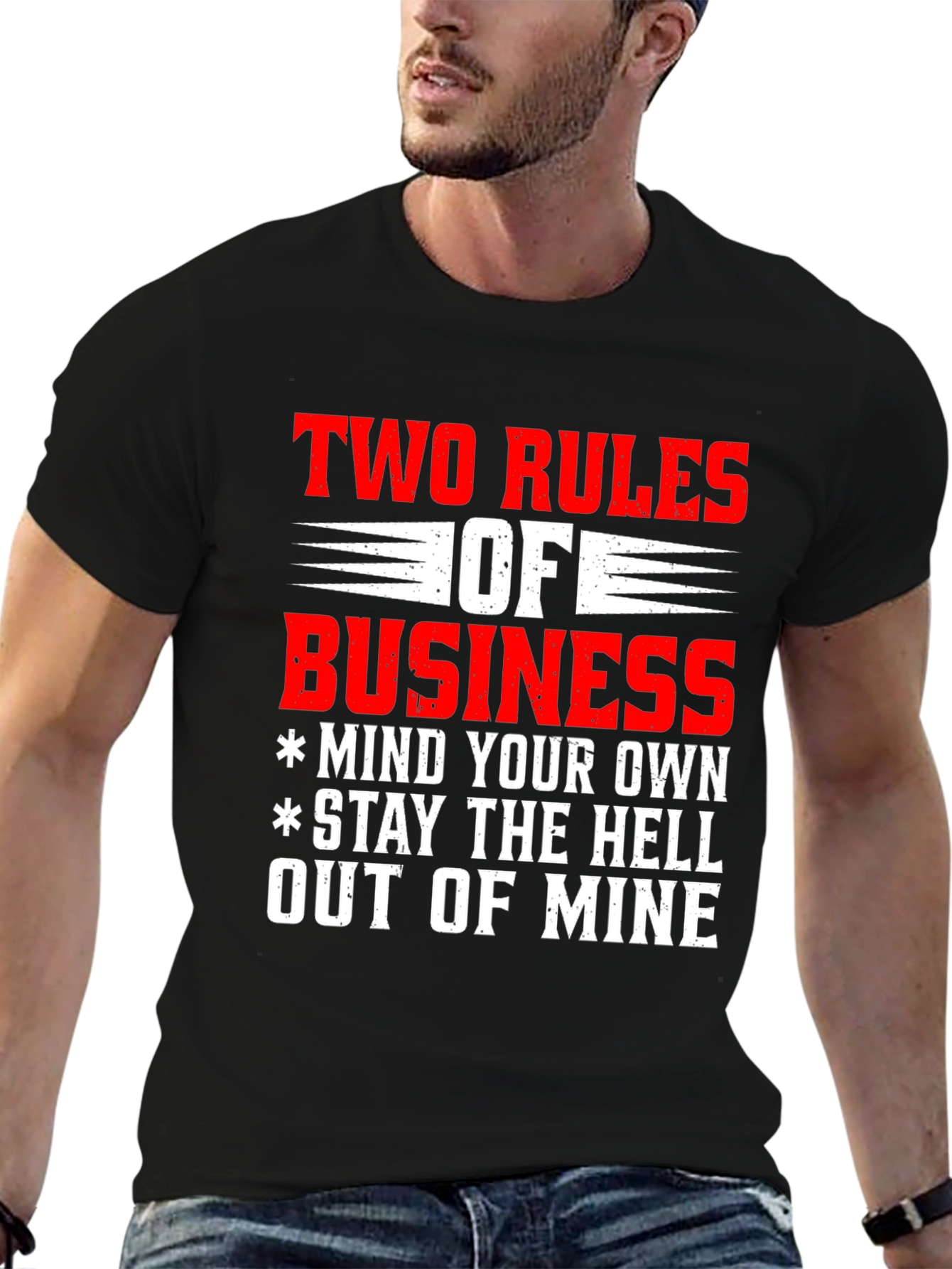 Two Rules of Business Graphic Tee