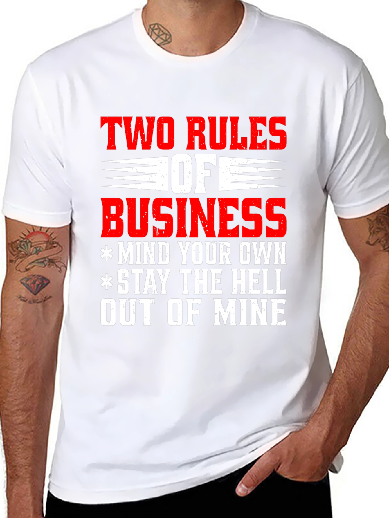 Two Rules of Business Graphic Tee