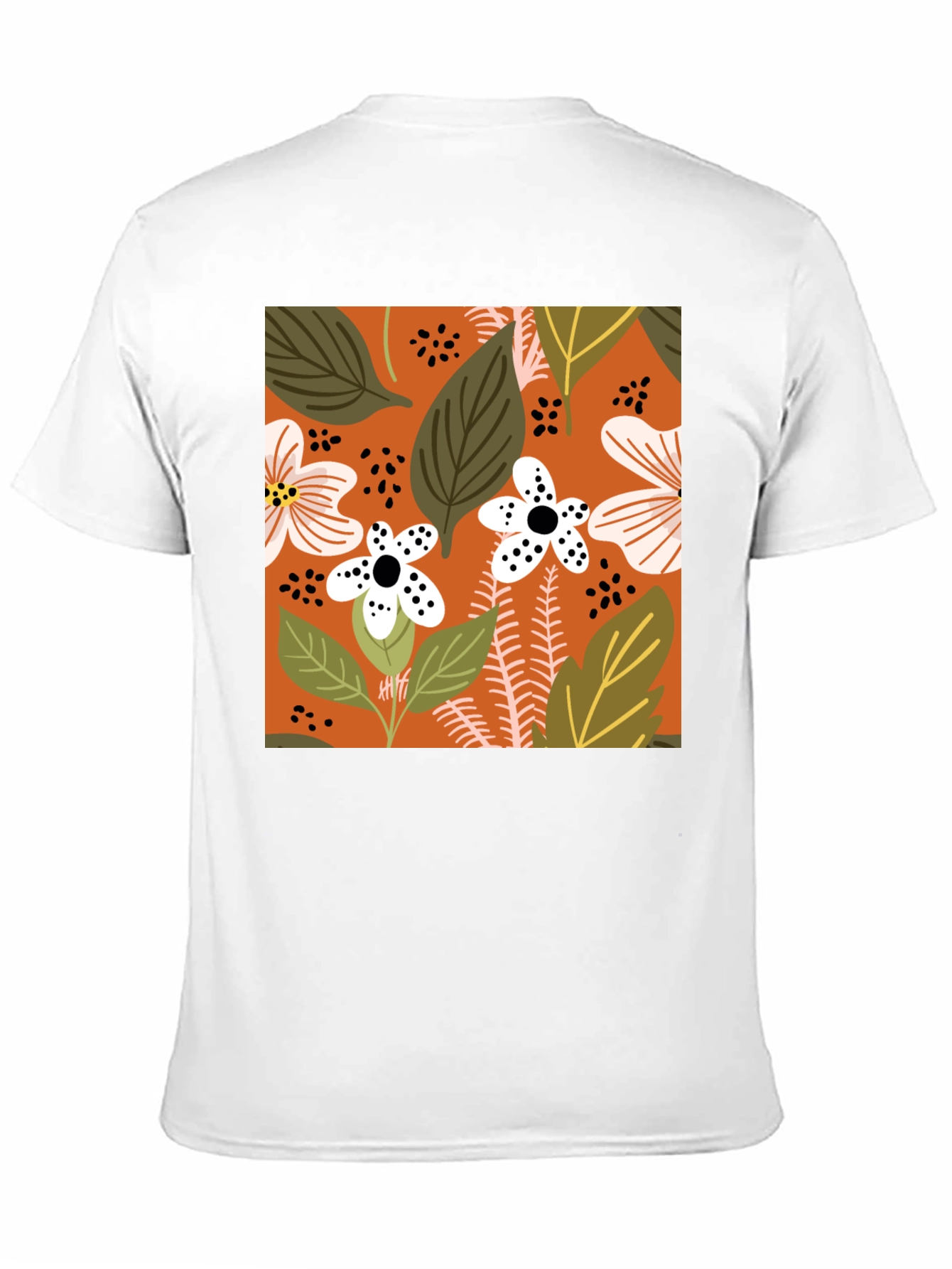 Floral Pattern Tee - Bold Botanical Style