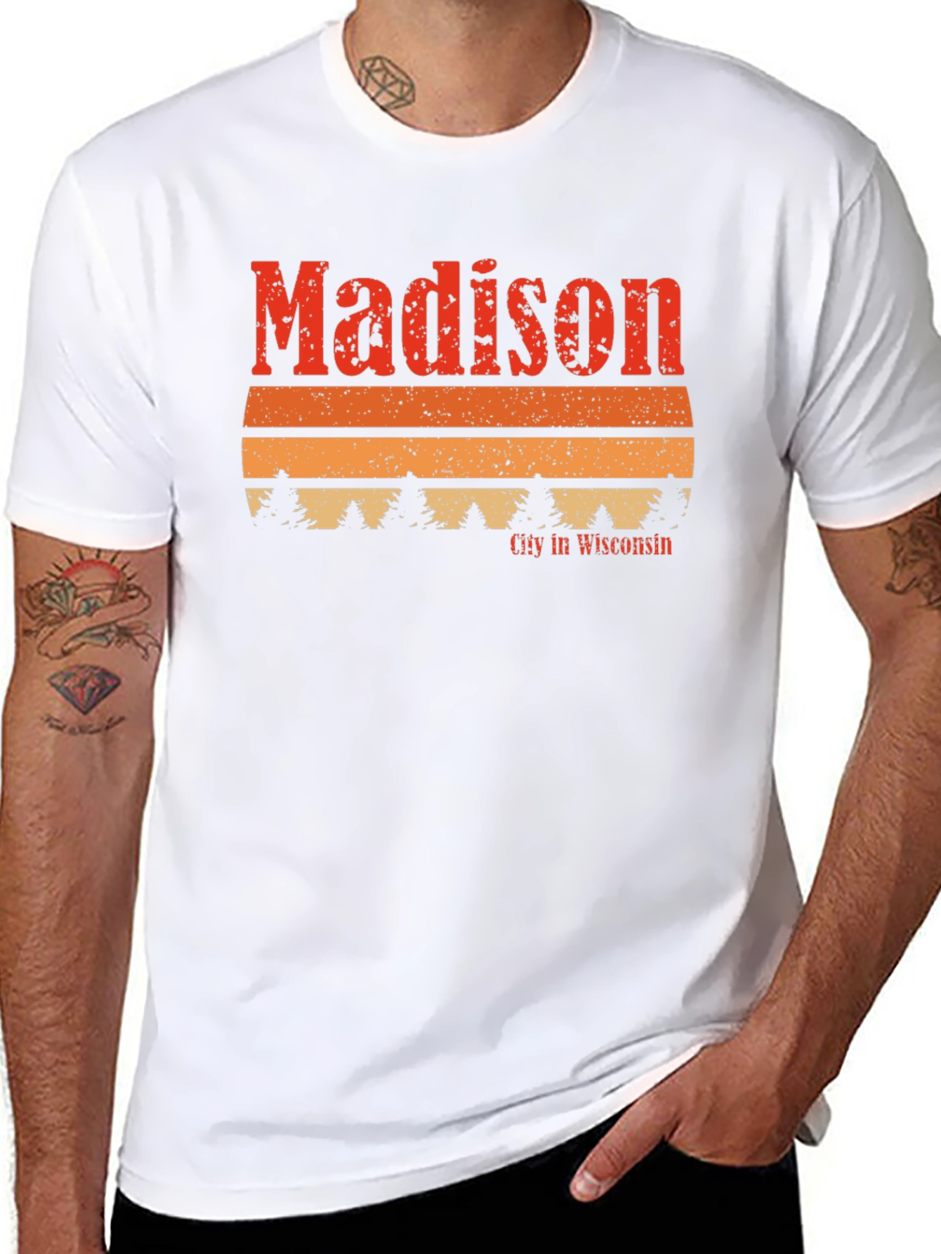 Madison Wisconsin Retro T-Shirt