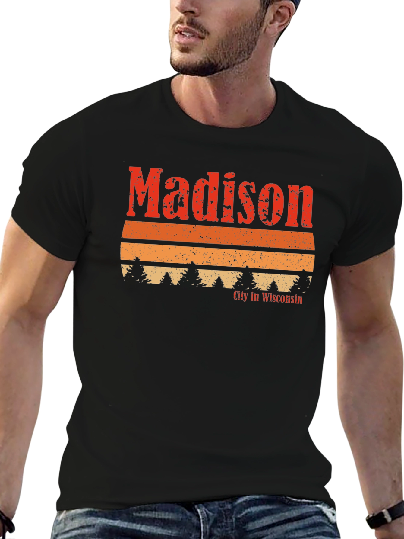Madison Wisconsin Retro T-Shirt
