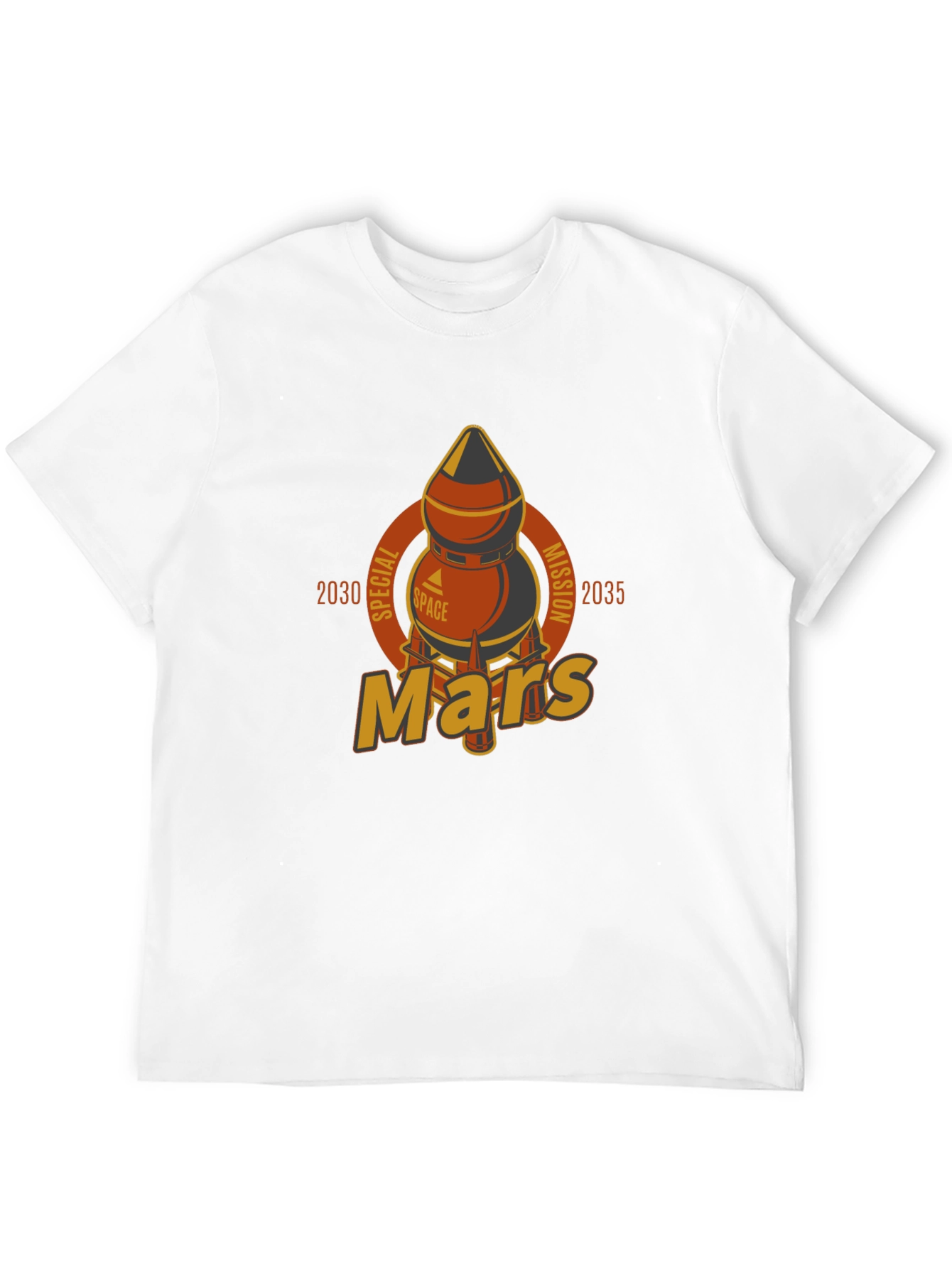Mars Space Mission 2030-2035 Graphic T-Shirt