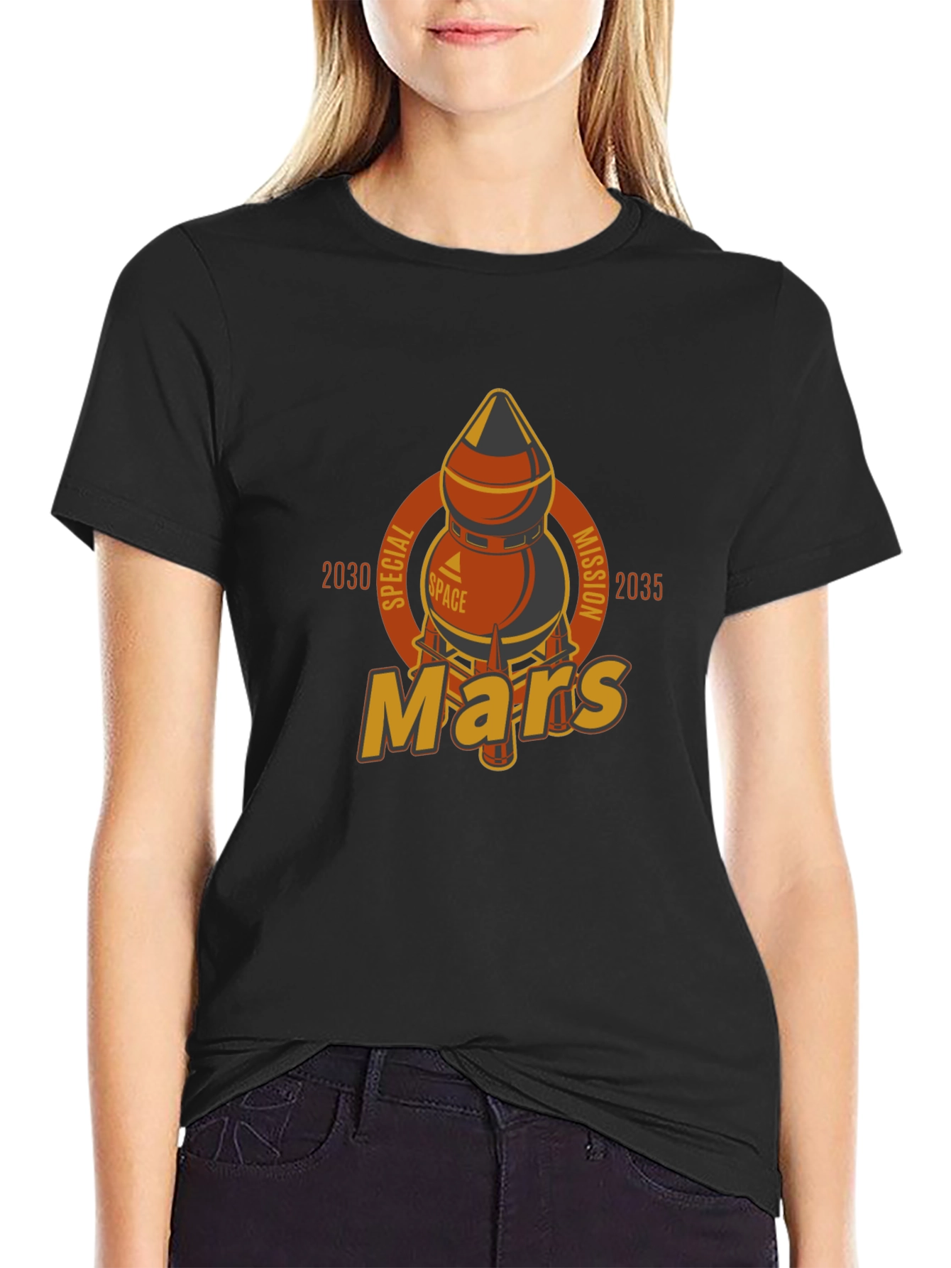 Mars Space Mission 2030-2035 Graphic T-Shirt