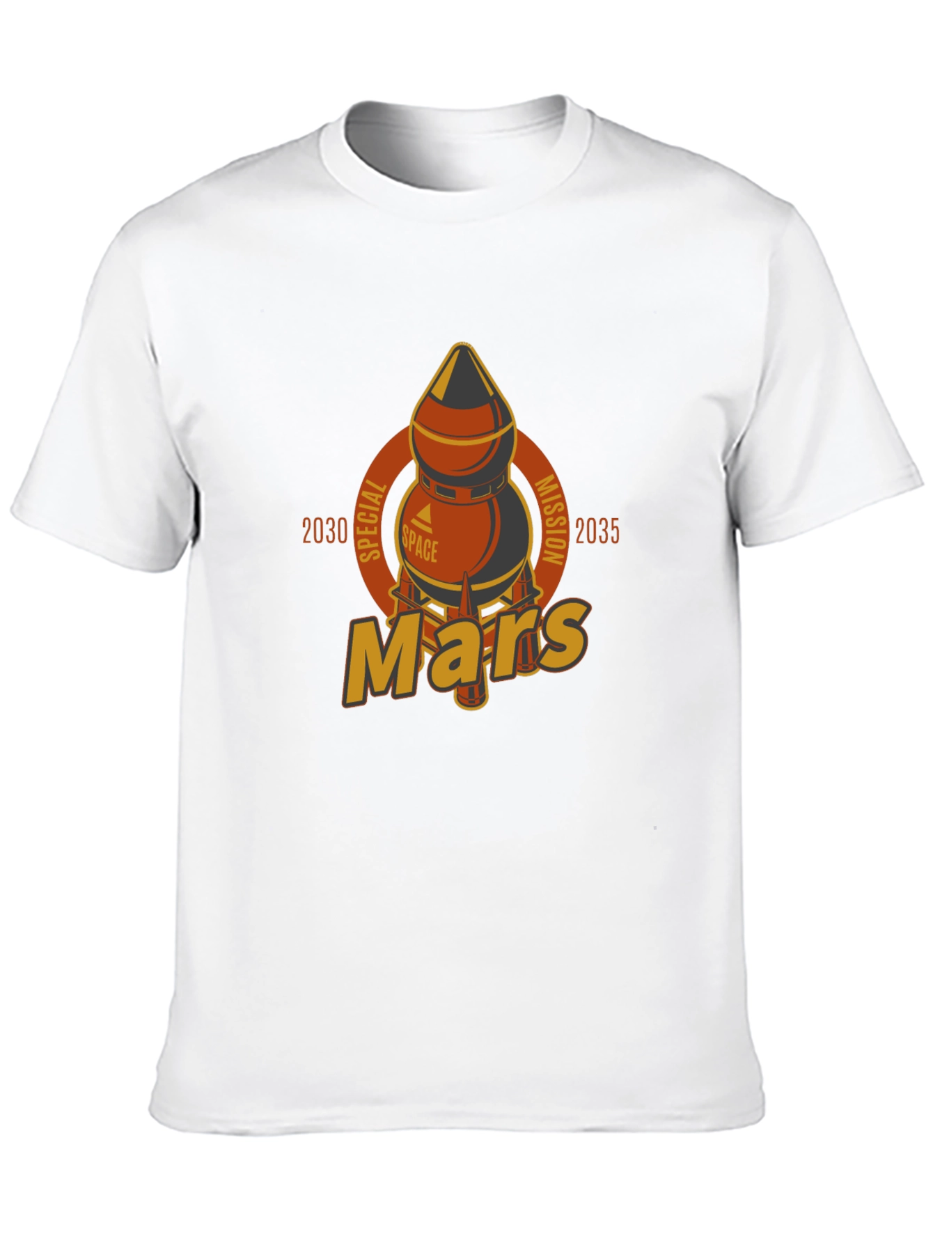 Mars Space Mission 2030-2035 Graphic T-Shirt