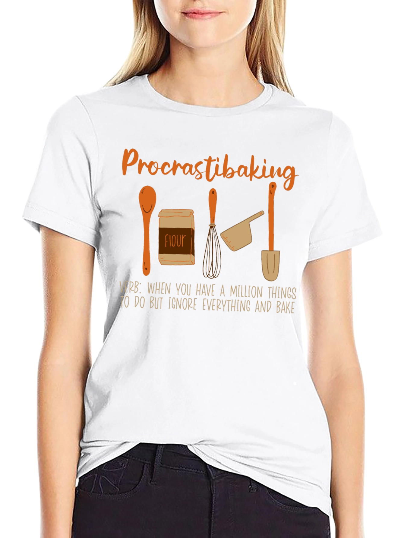 Procrastibaking Graphic T-Shirt