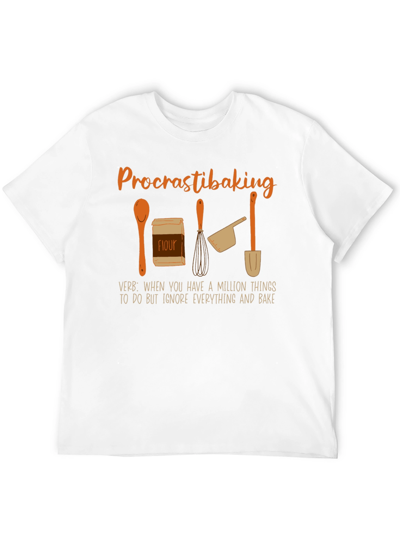 Procrastibaking Graphic T-Shirt