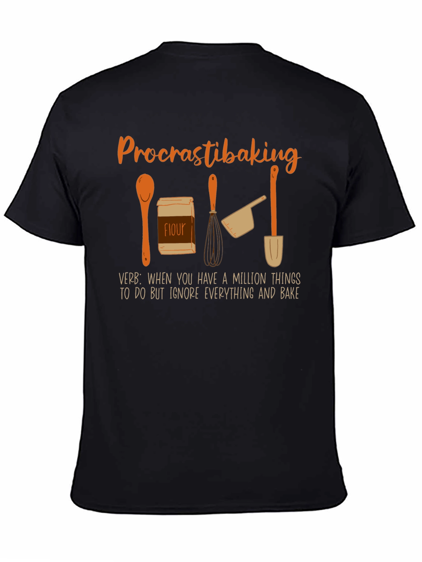 Procrastibaking Graphic T-Shirt