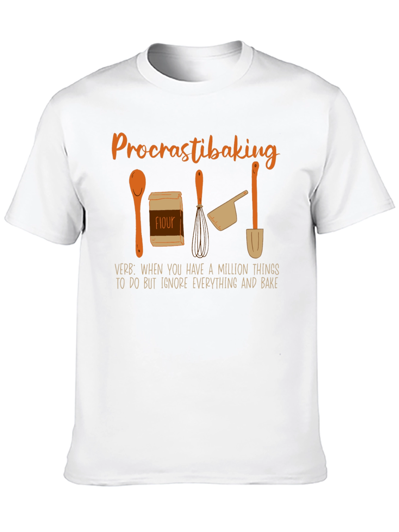 Procrastibaking Graphic T-Shirt