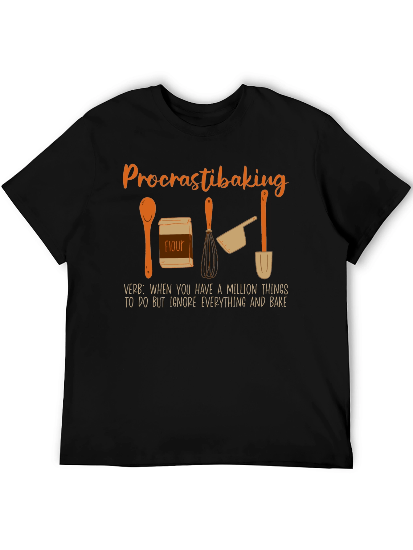Procrastibaking Graphic T-Shirt
