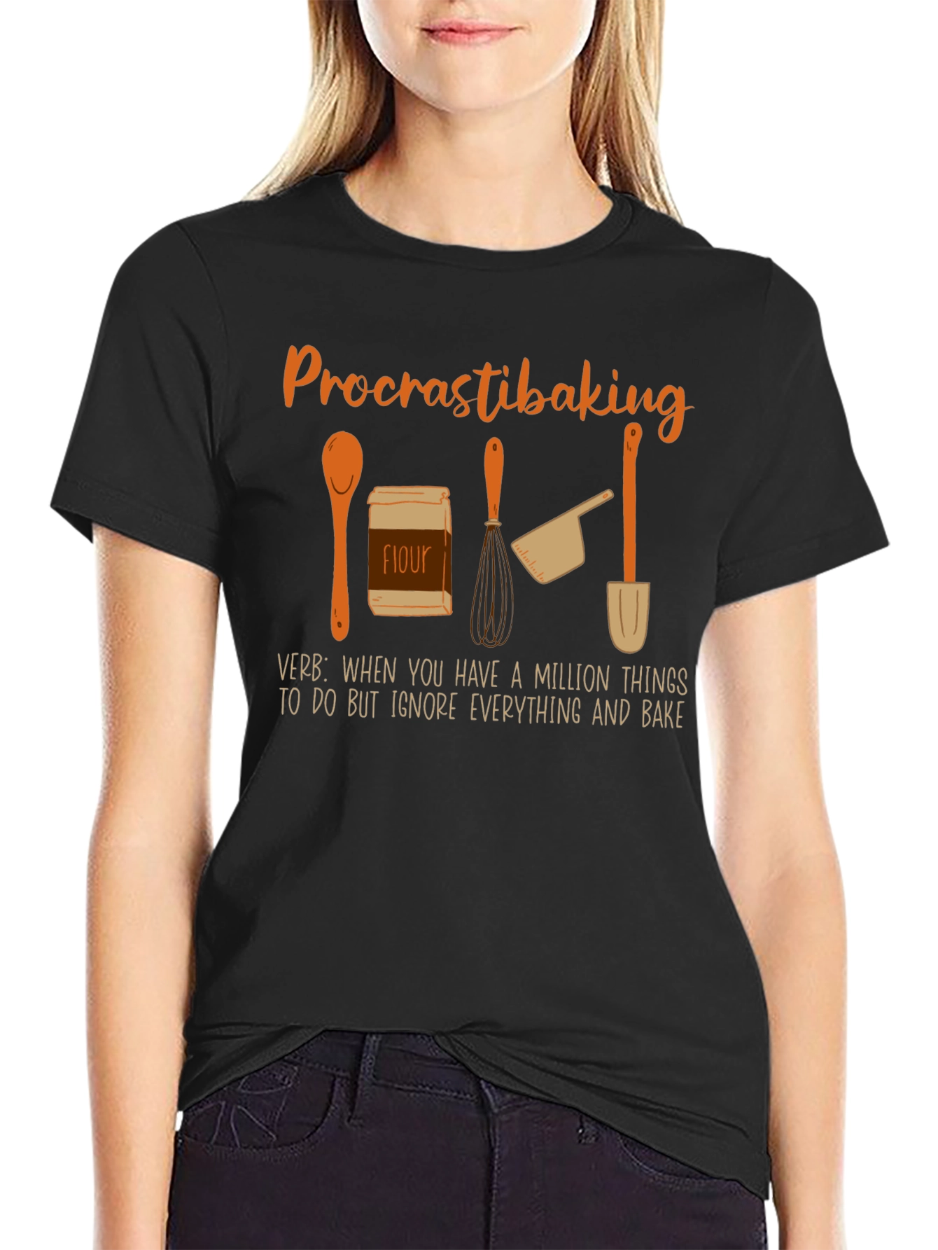 Procrastibaking Graphic T-Shirt