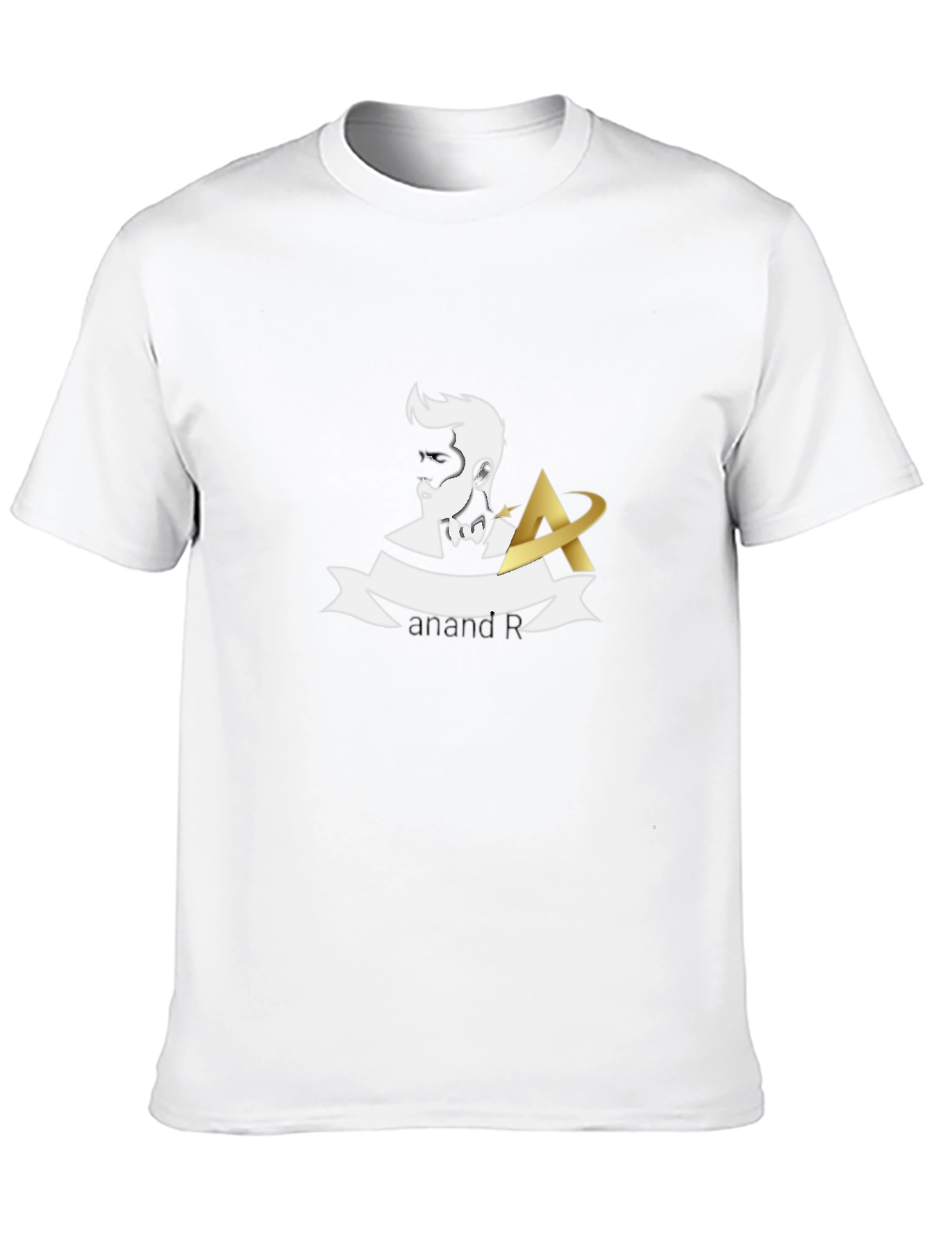 Stylish Mens Black T-Shirt with Graphic Print