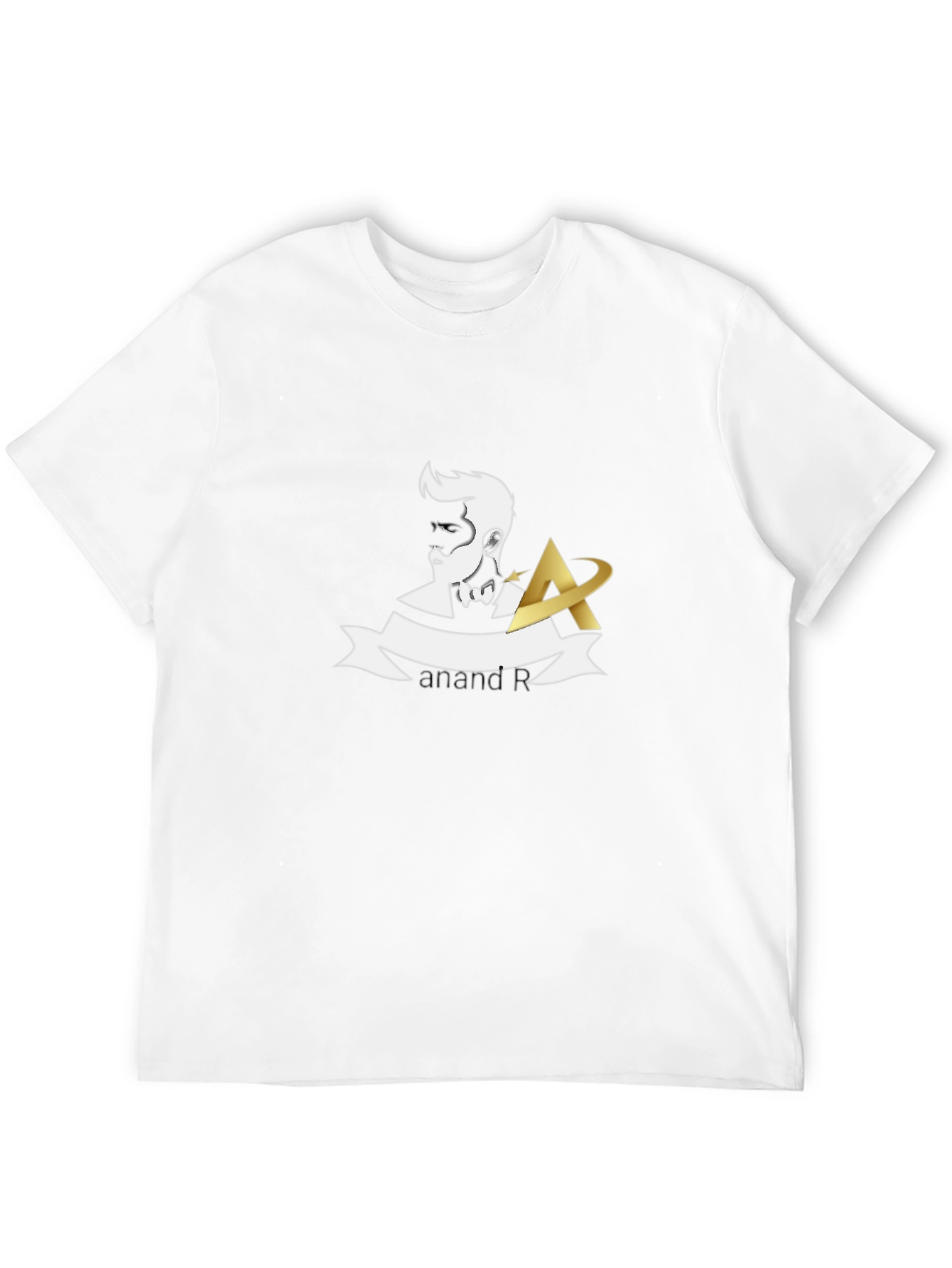 Stylish Mens Black T-Shirt with Graphic Print