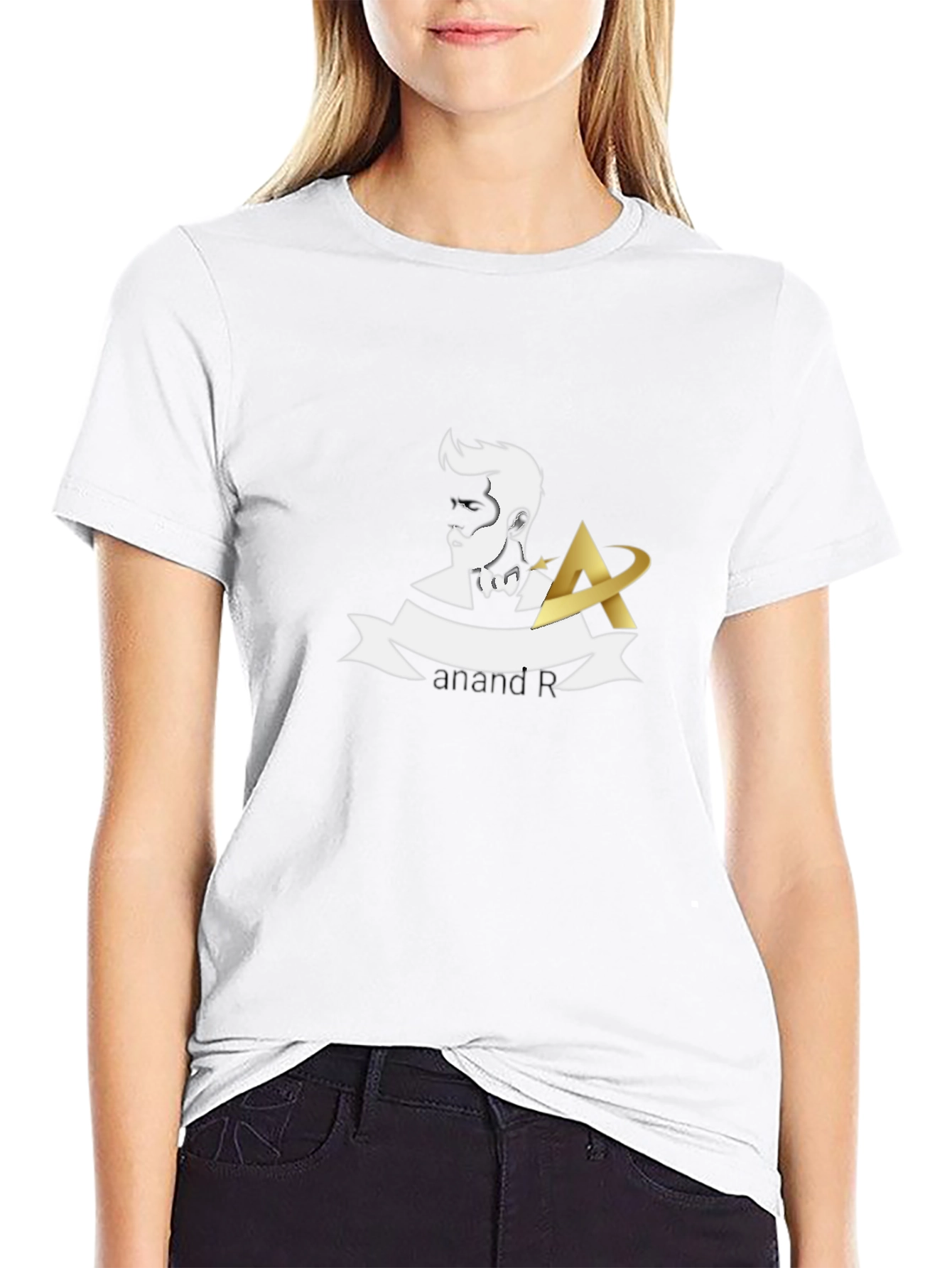 Stylish Mens Black T-Shirt with Graphic Print