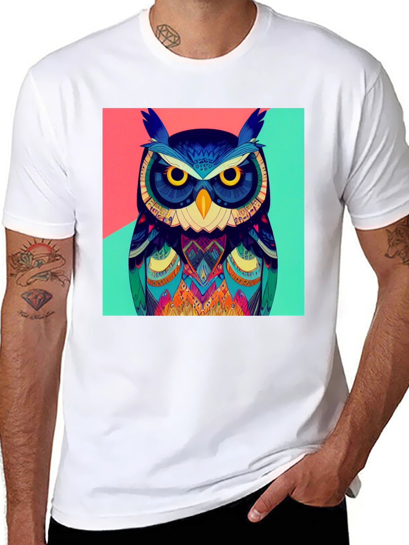 Cool Owl Graphic Tee - Modern Style