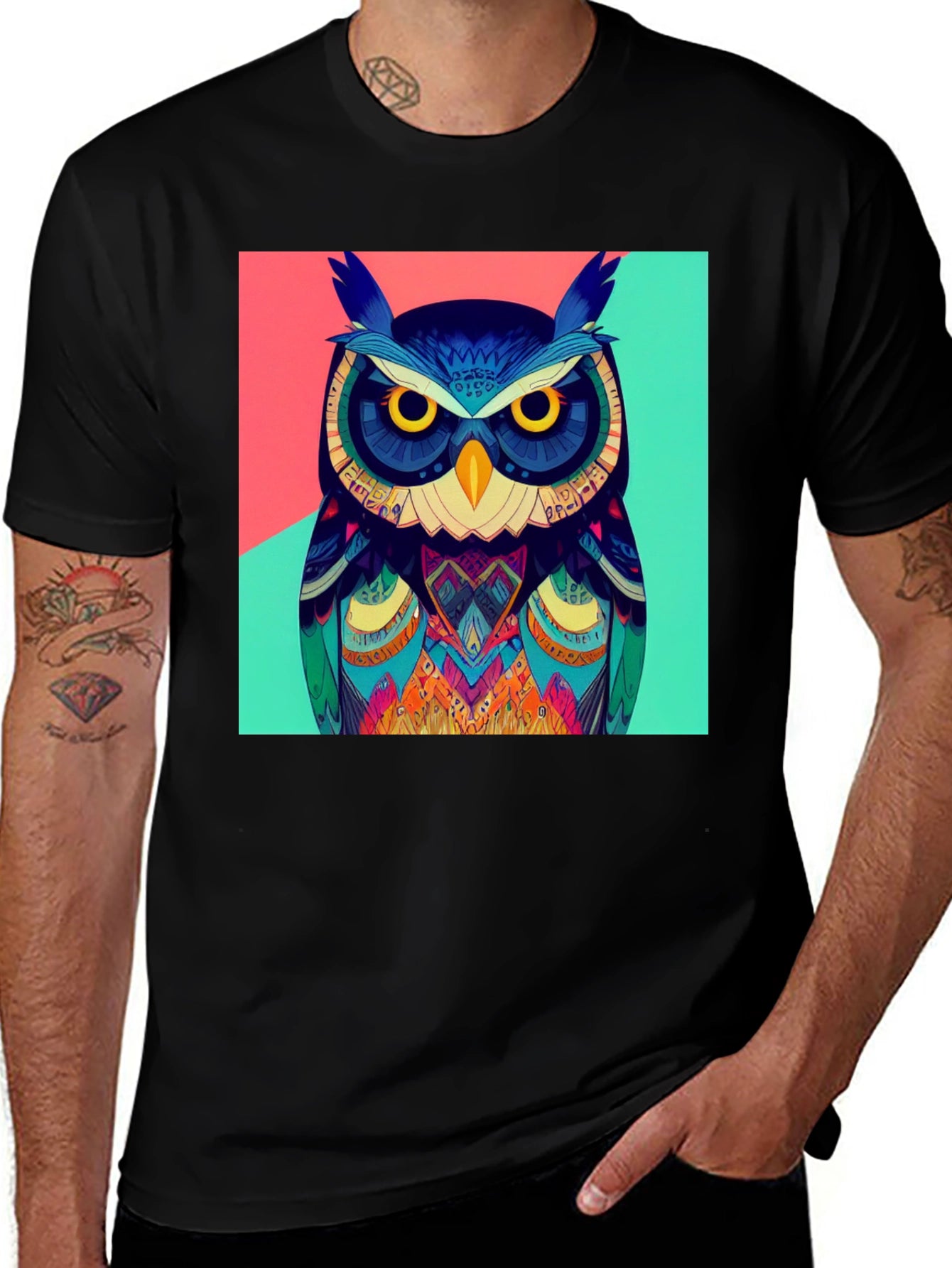 Cool Owl Graphic Tee - Modern Style