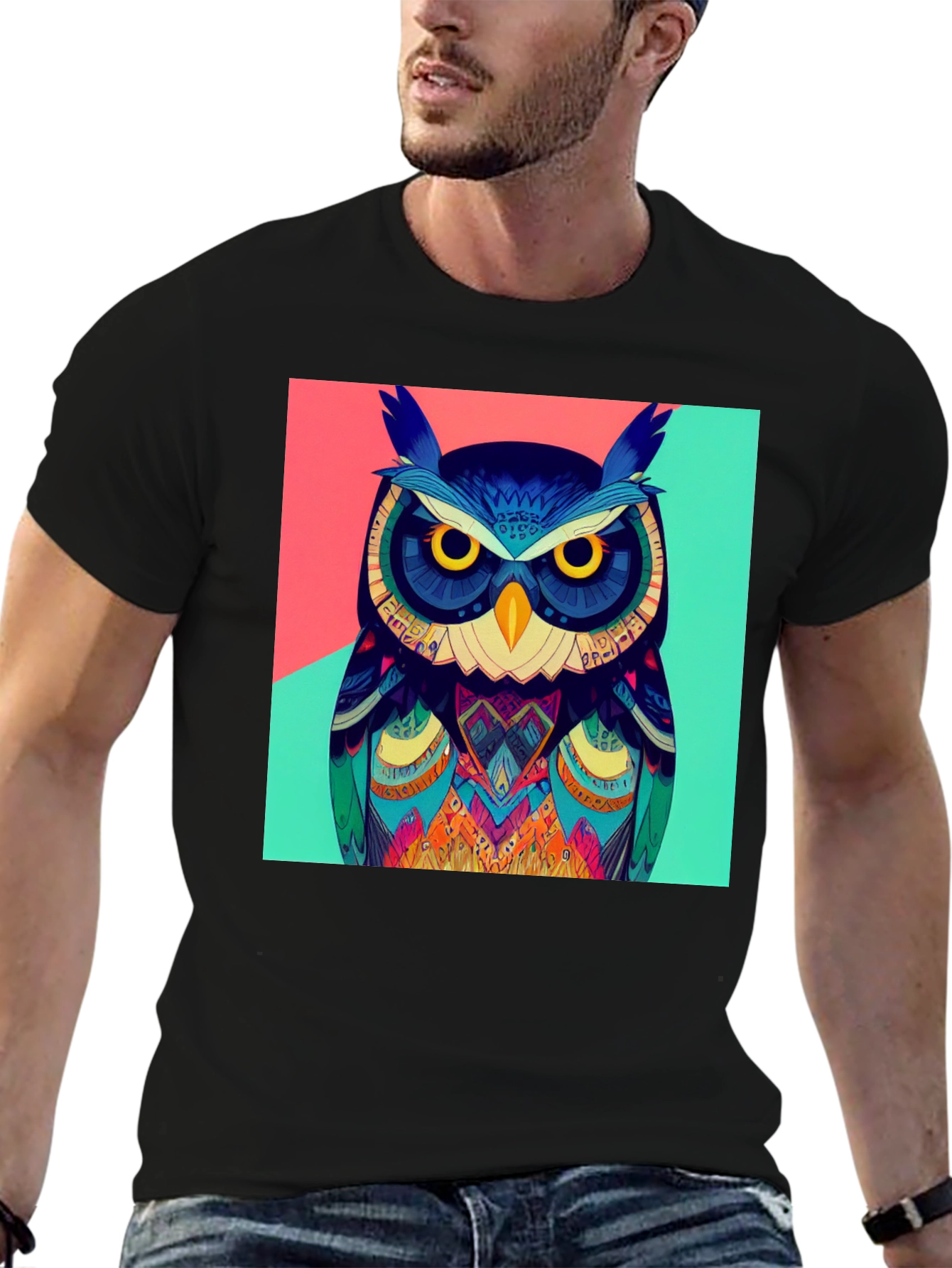 Cool Owl Graphic Tee - Modern Style