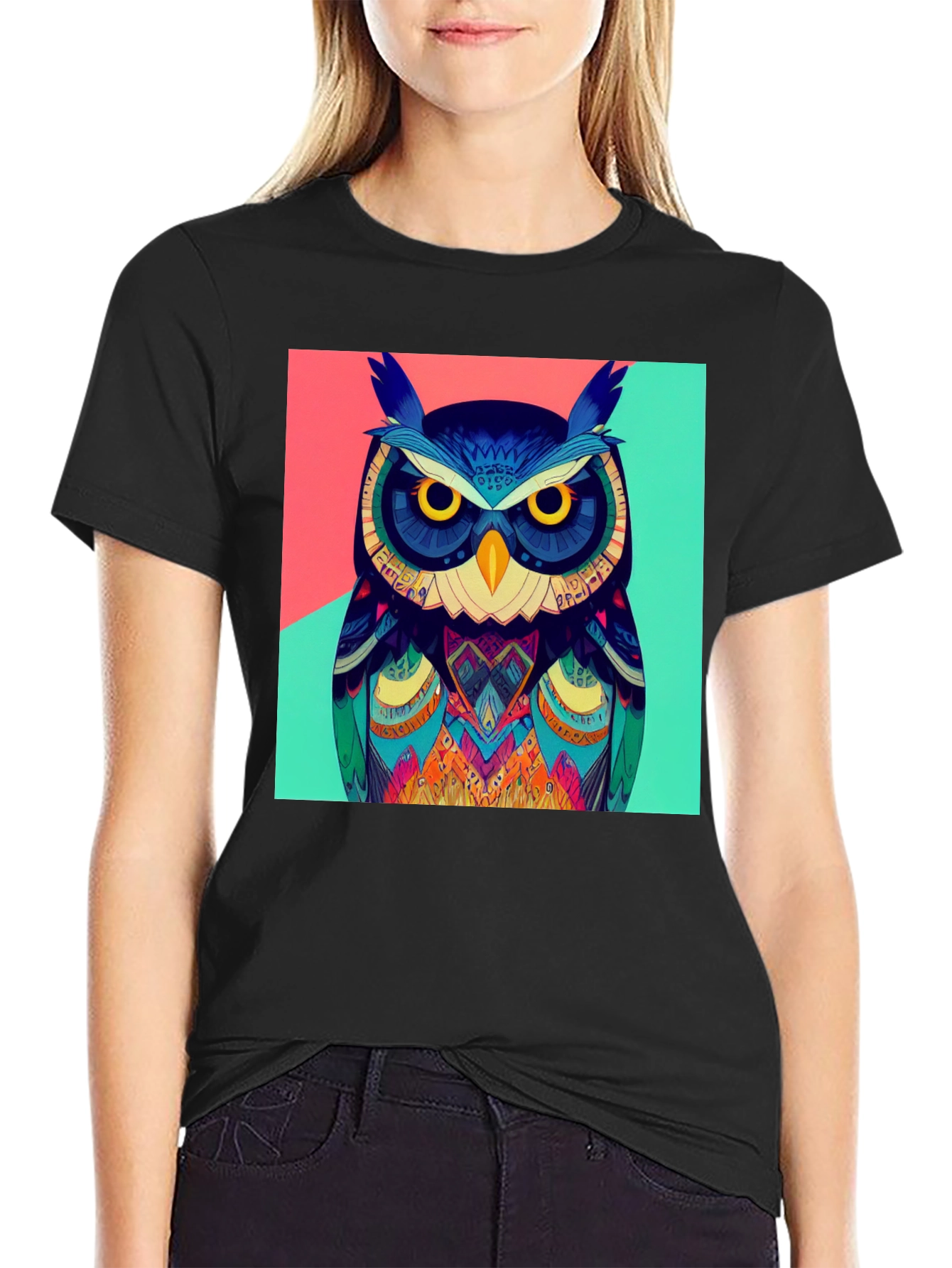 Cool Owl Graphic Tee - Modern Style