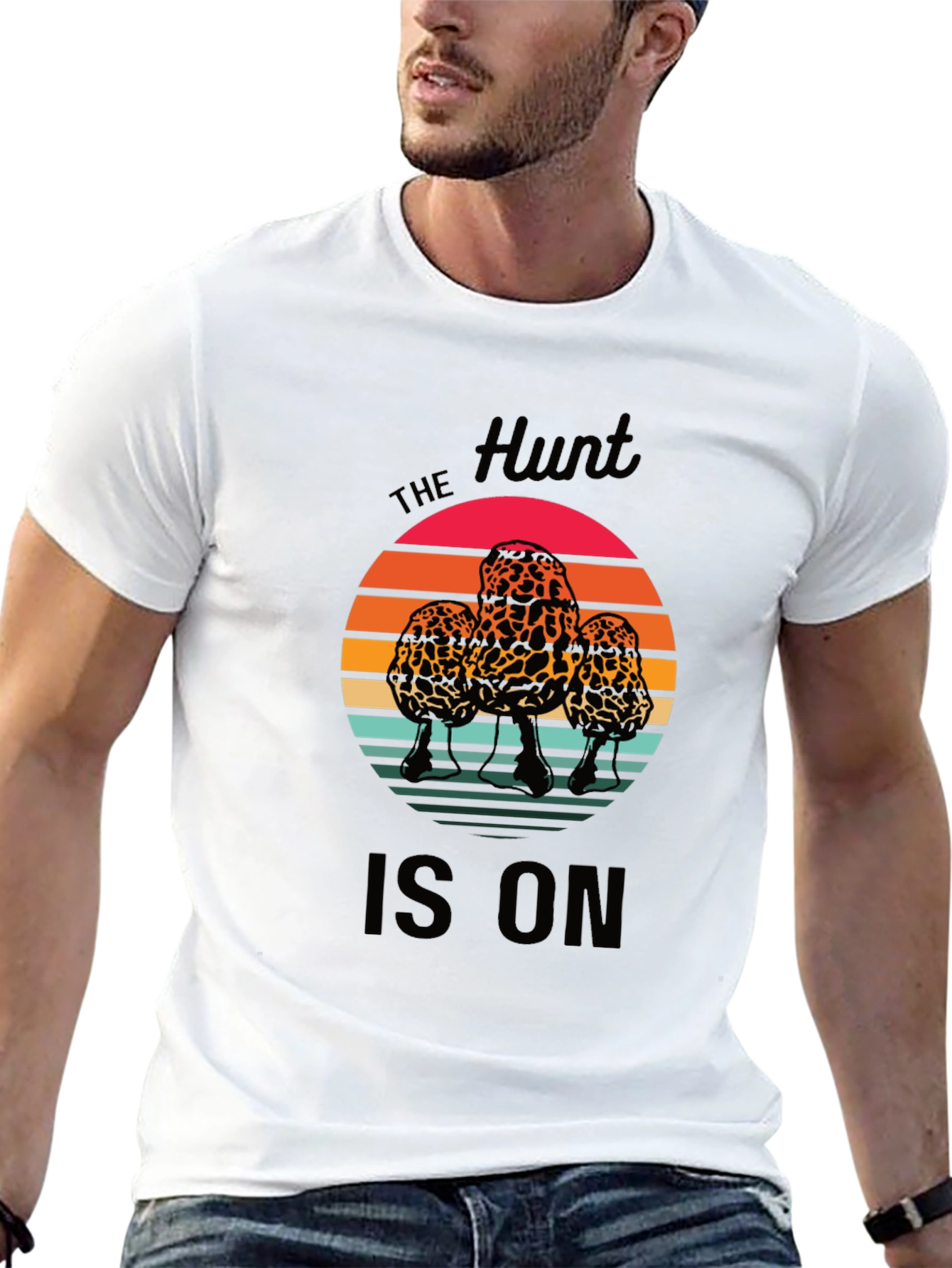 The Hunt Is On Morel Mushroom T-Shirt