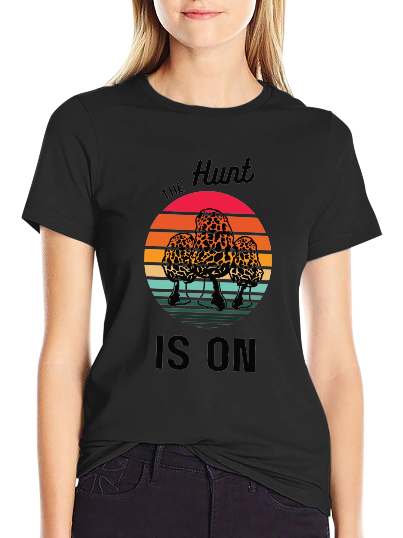 The Hunt Is On Morel Mushroom T-Shirt