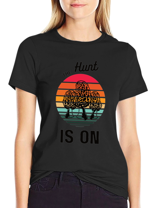 The Hunt Is On Morel Mushroom T-Shirt