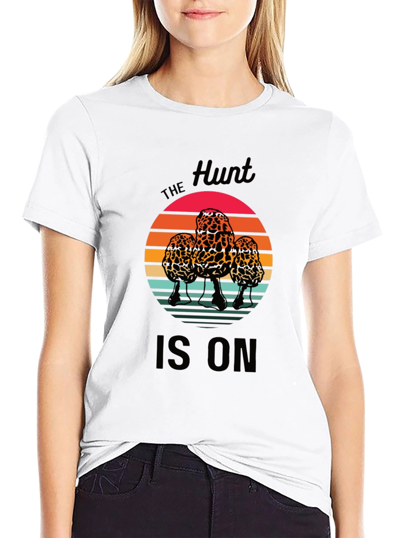 The Hunt Is On Morel Mushroom T-Shirt