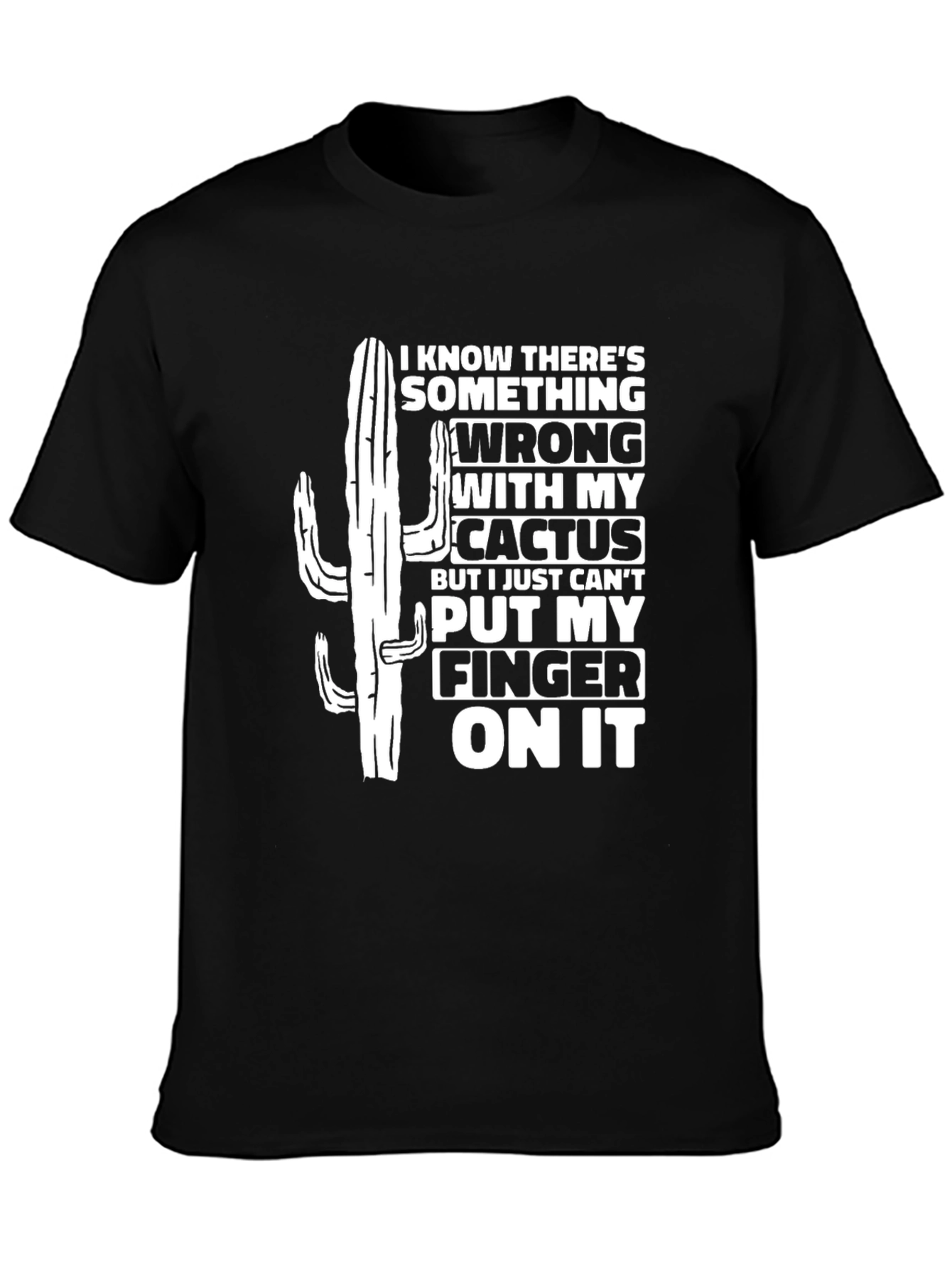 Cactus Humor Graphic T-Shirt