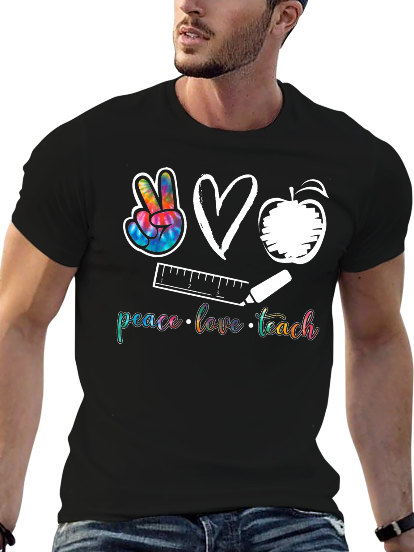 Peace Love Teach T-Shirt