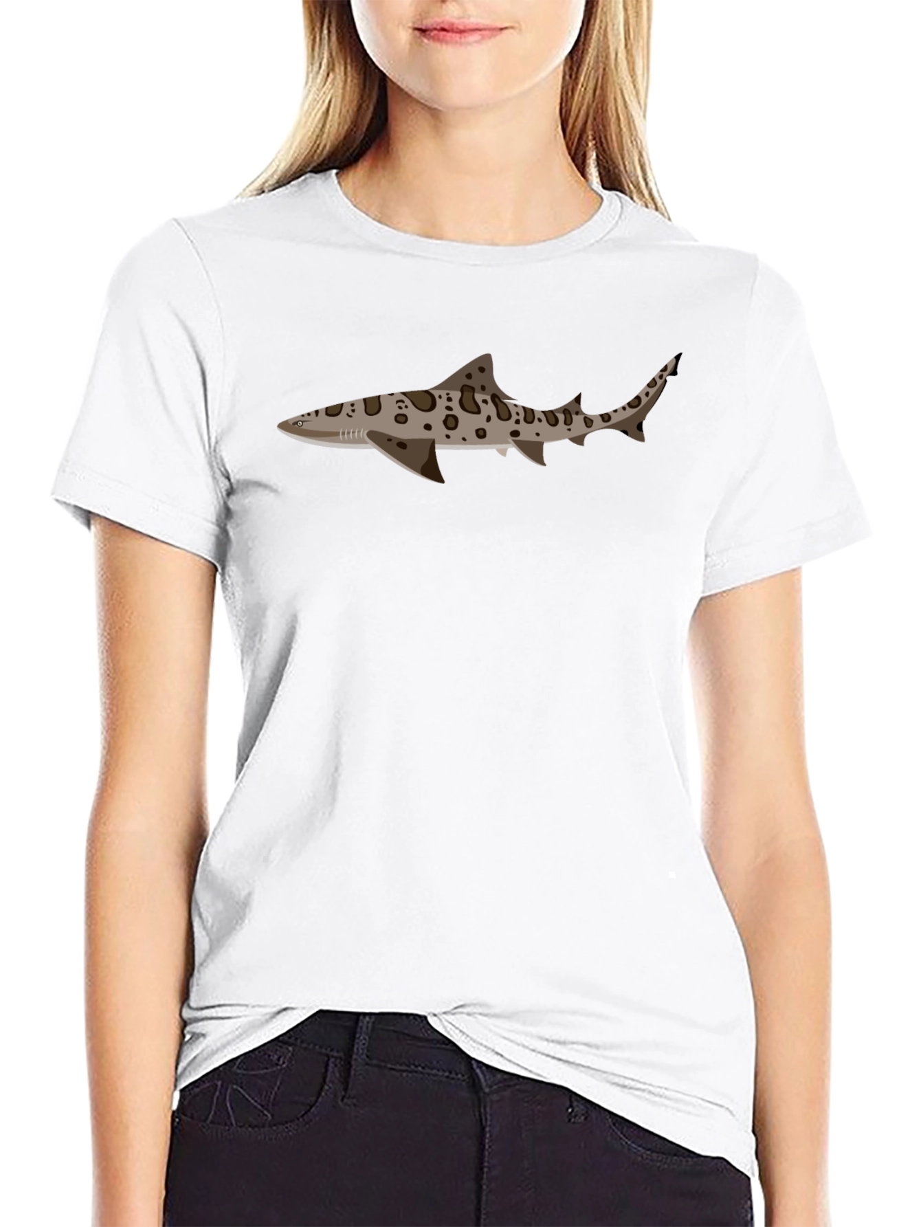 Leopard Shark T-Shirt - Unique Graphic Tee
