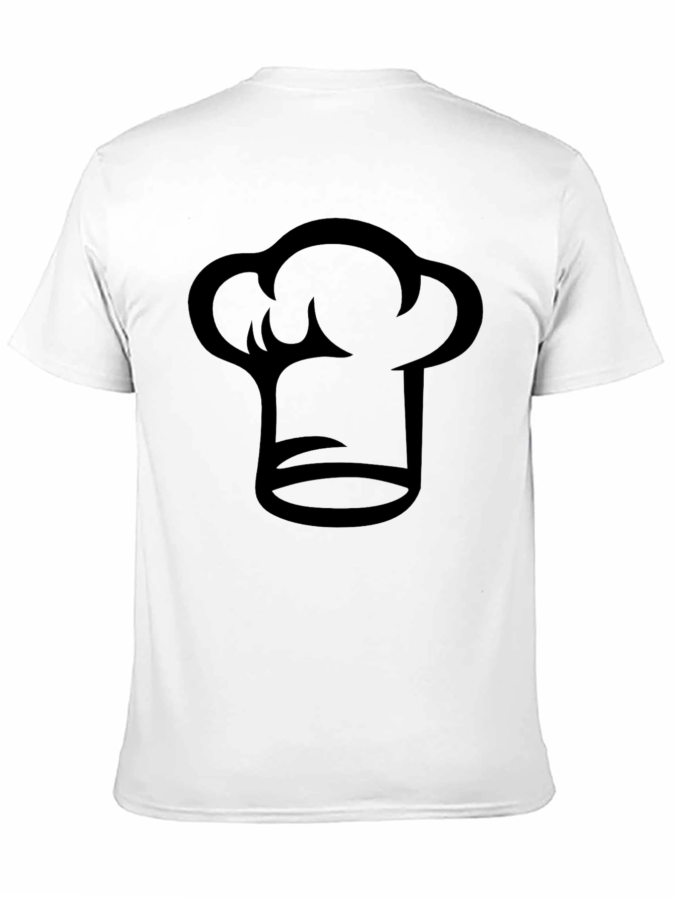 Chef Hat Graphic Black T-Shirt - Culinary Tee
