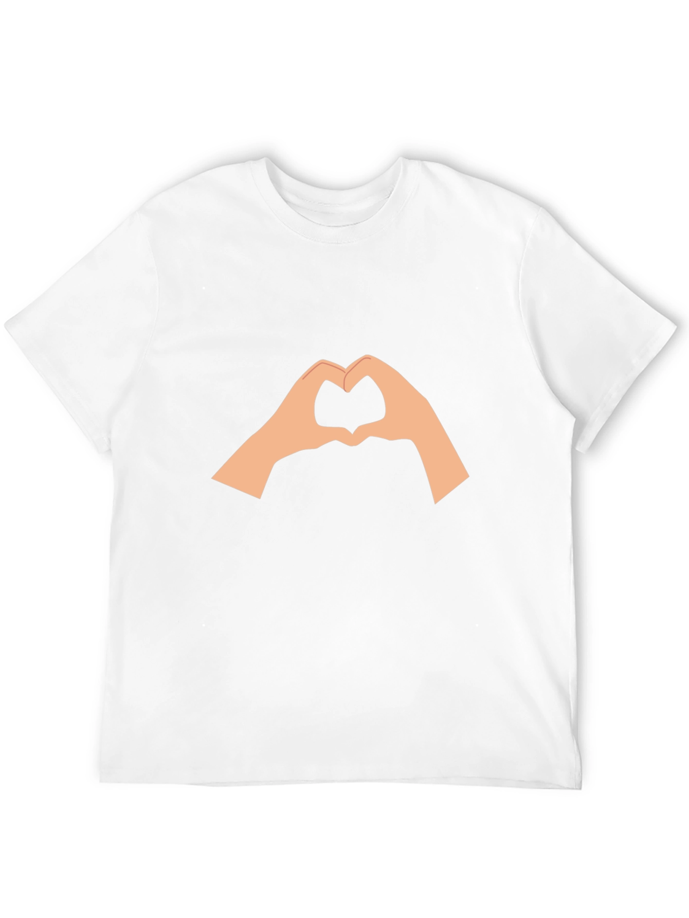 Heart Hands Graphic T-Shirt - Black