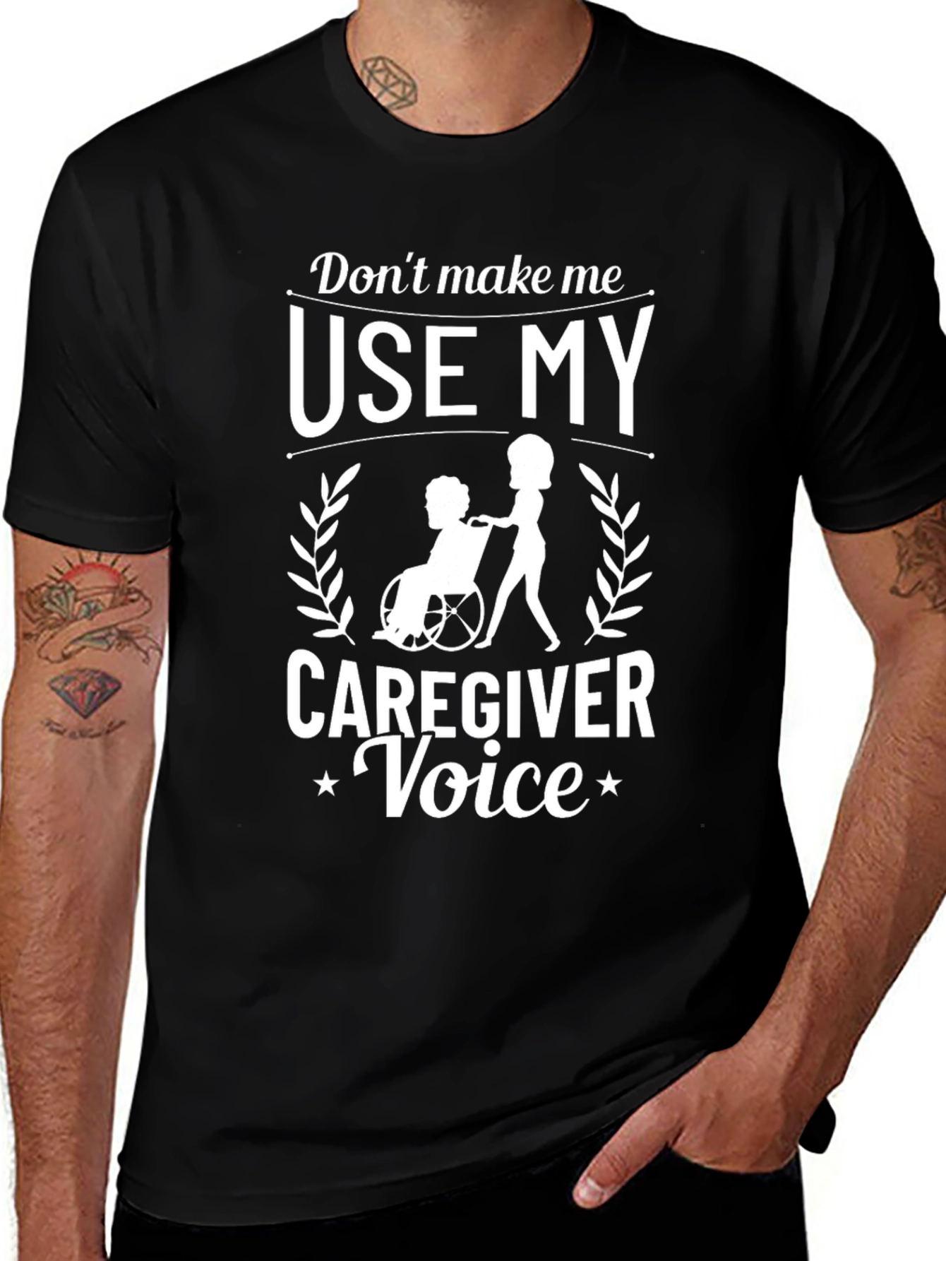 Caregiver Voice T-Shirt - Funny Graphic Tee
