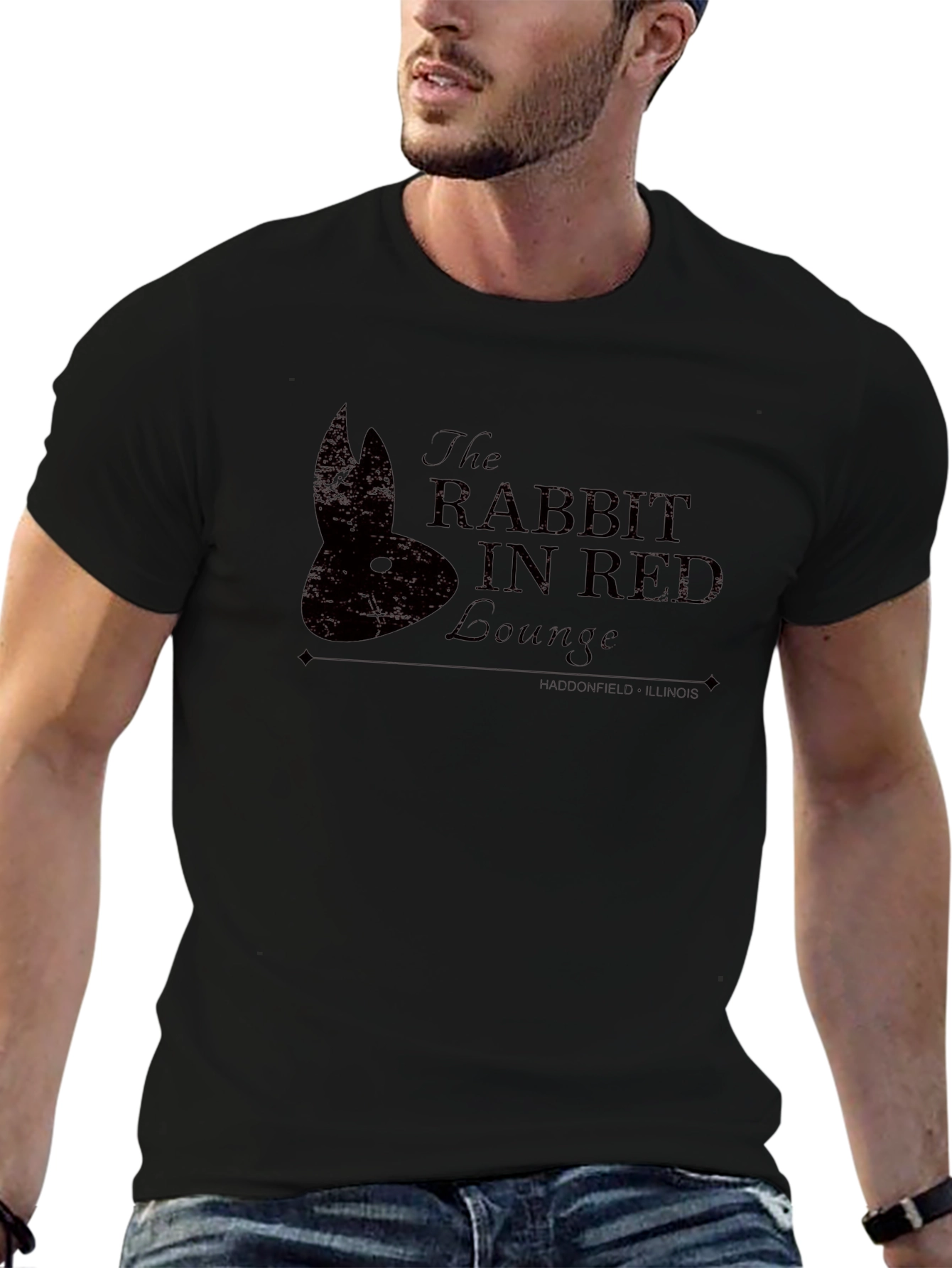 Rabbit in Red Lounge Graphic Tee