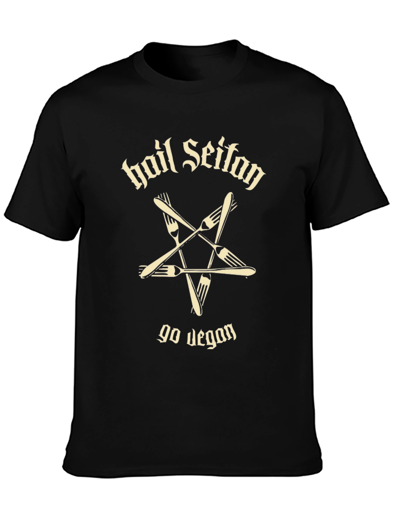 Hail Seitan Vegan Graphic T-Shirt