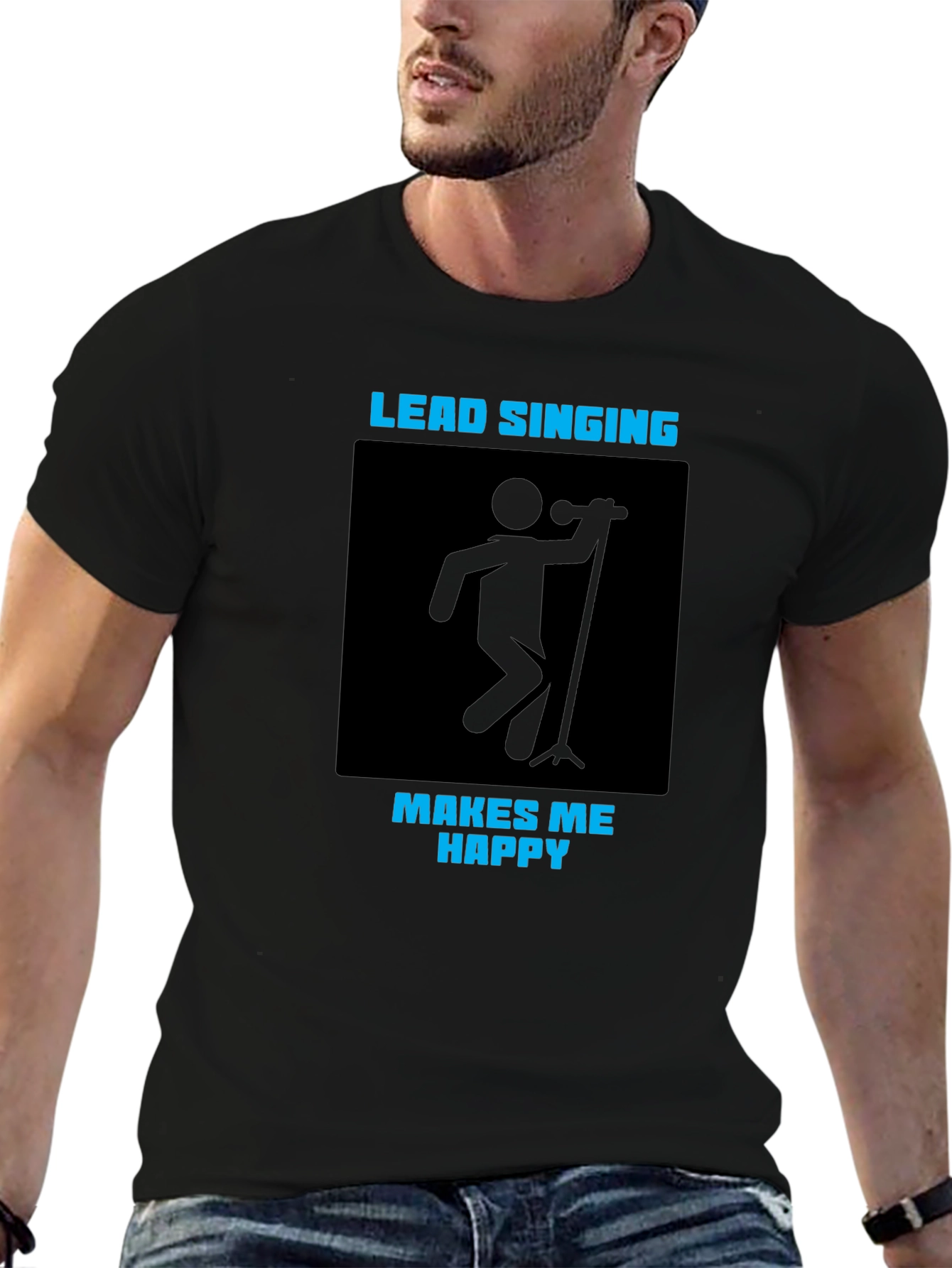 Lead Singing Makes Me Happy T-Shirt
