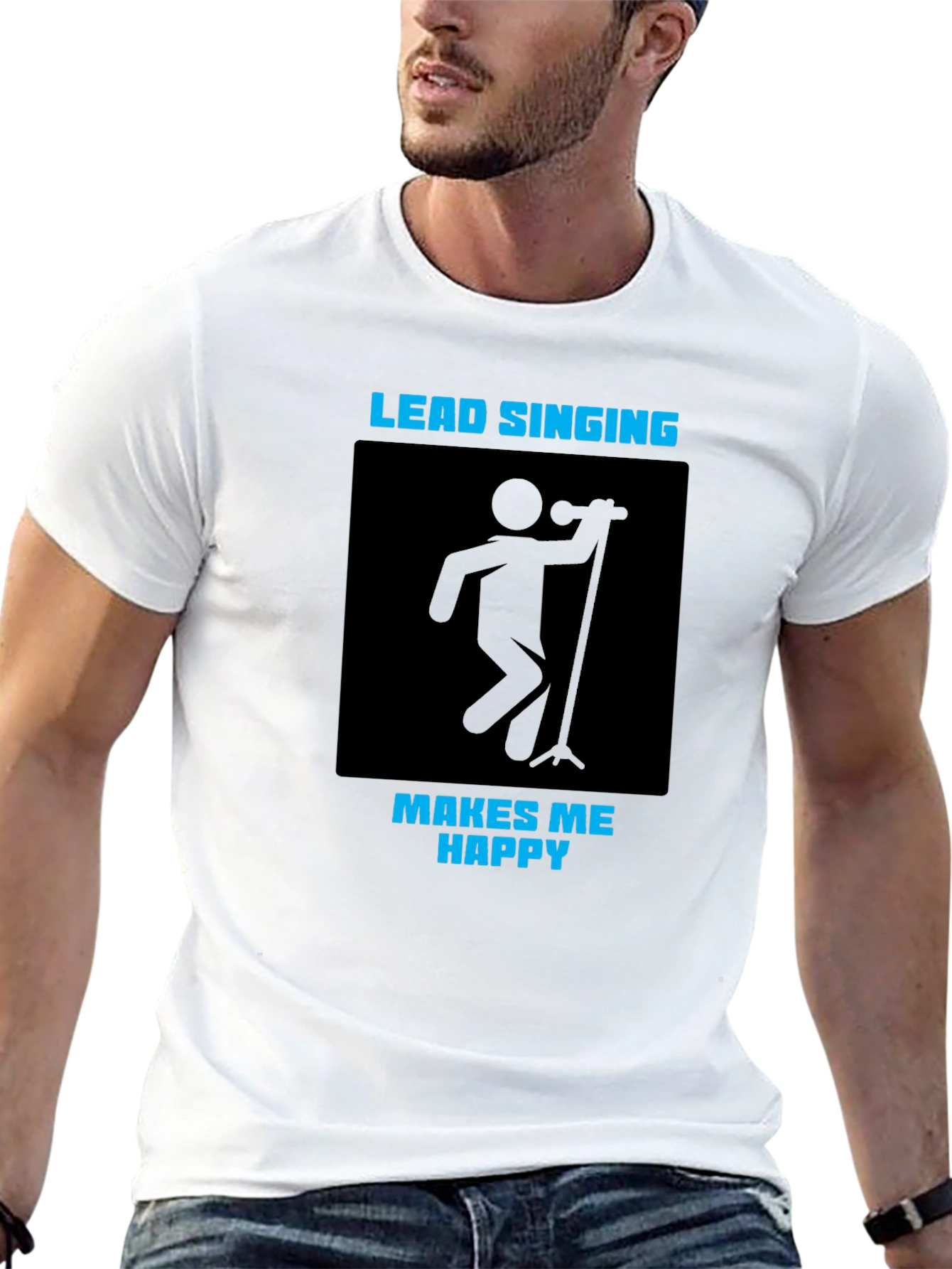 Lead Singing Makes Me Happy T-Shirt