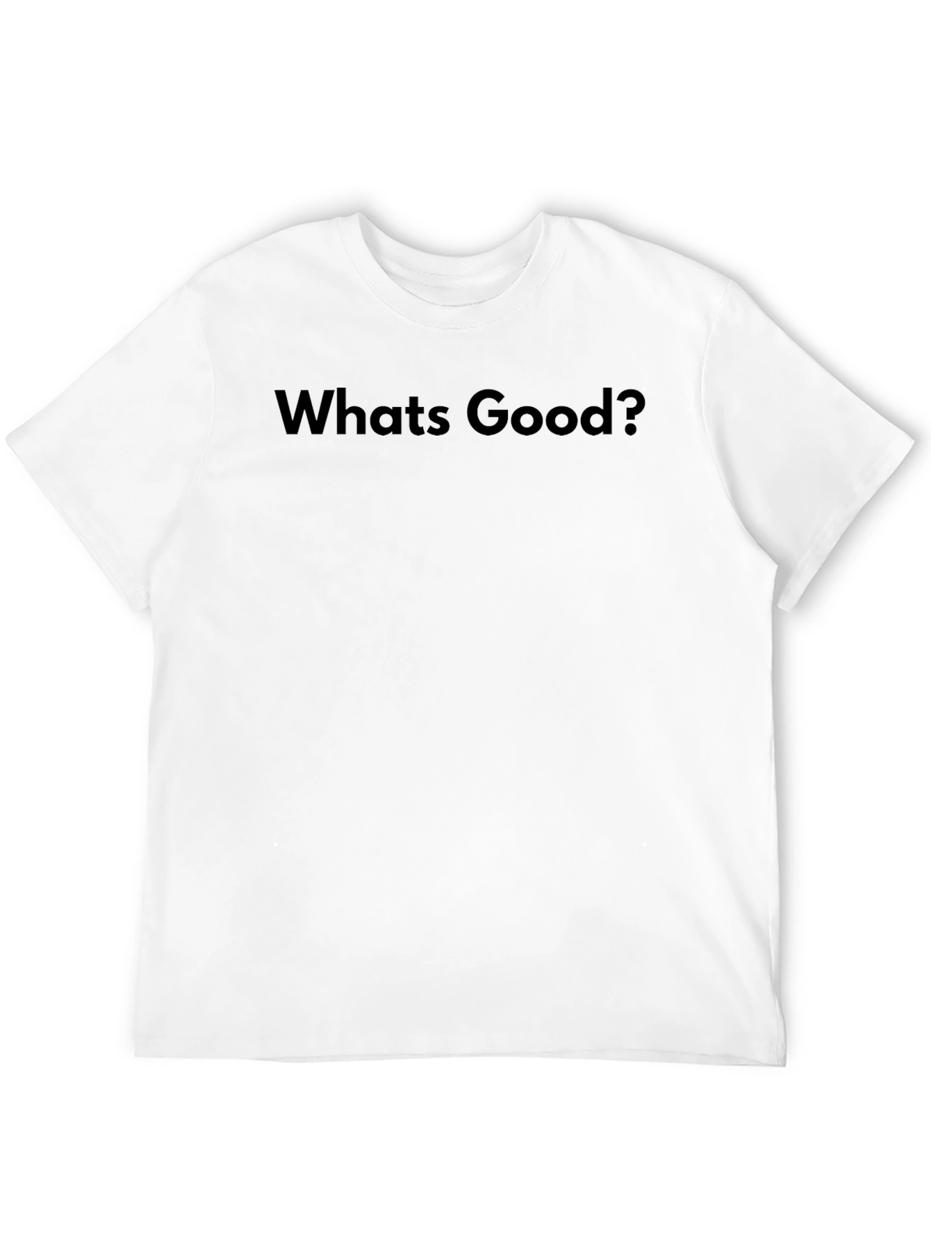 Whats Good Black Graphic Tee