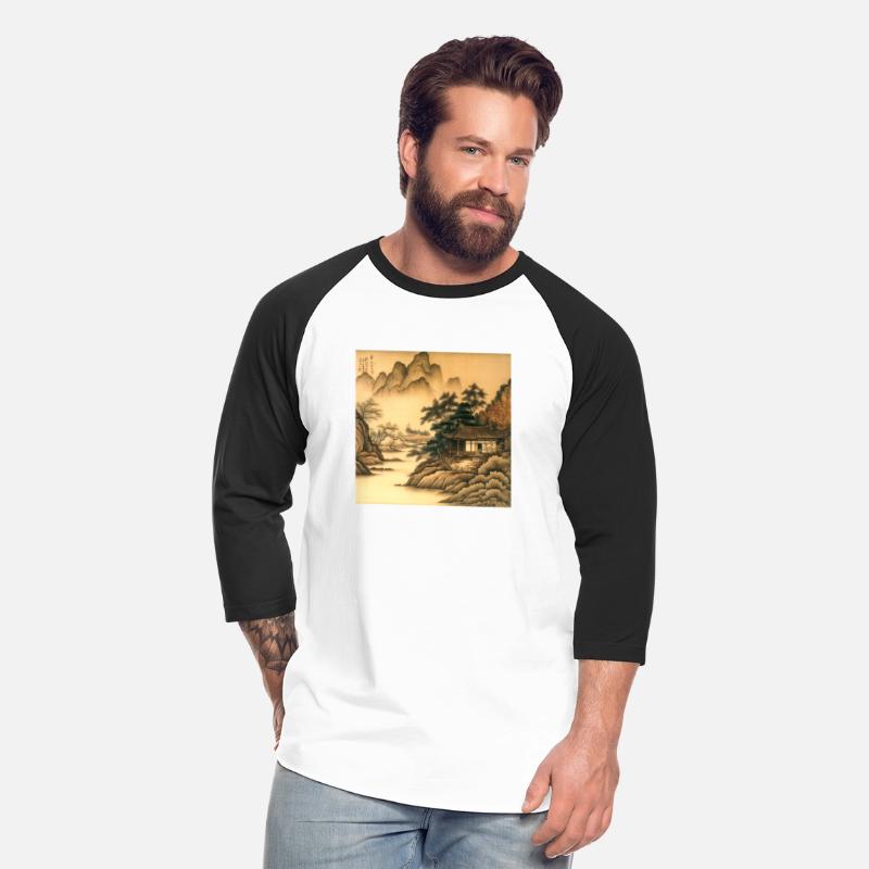 large Chinese painting Fuchun Mountains