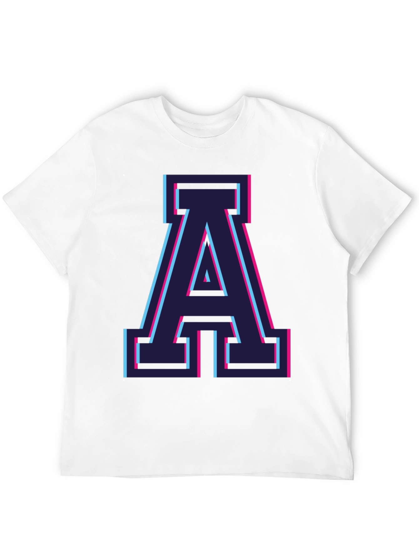 Retro A Letter T-Shirt