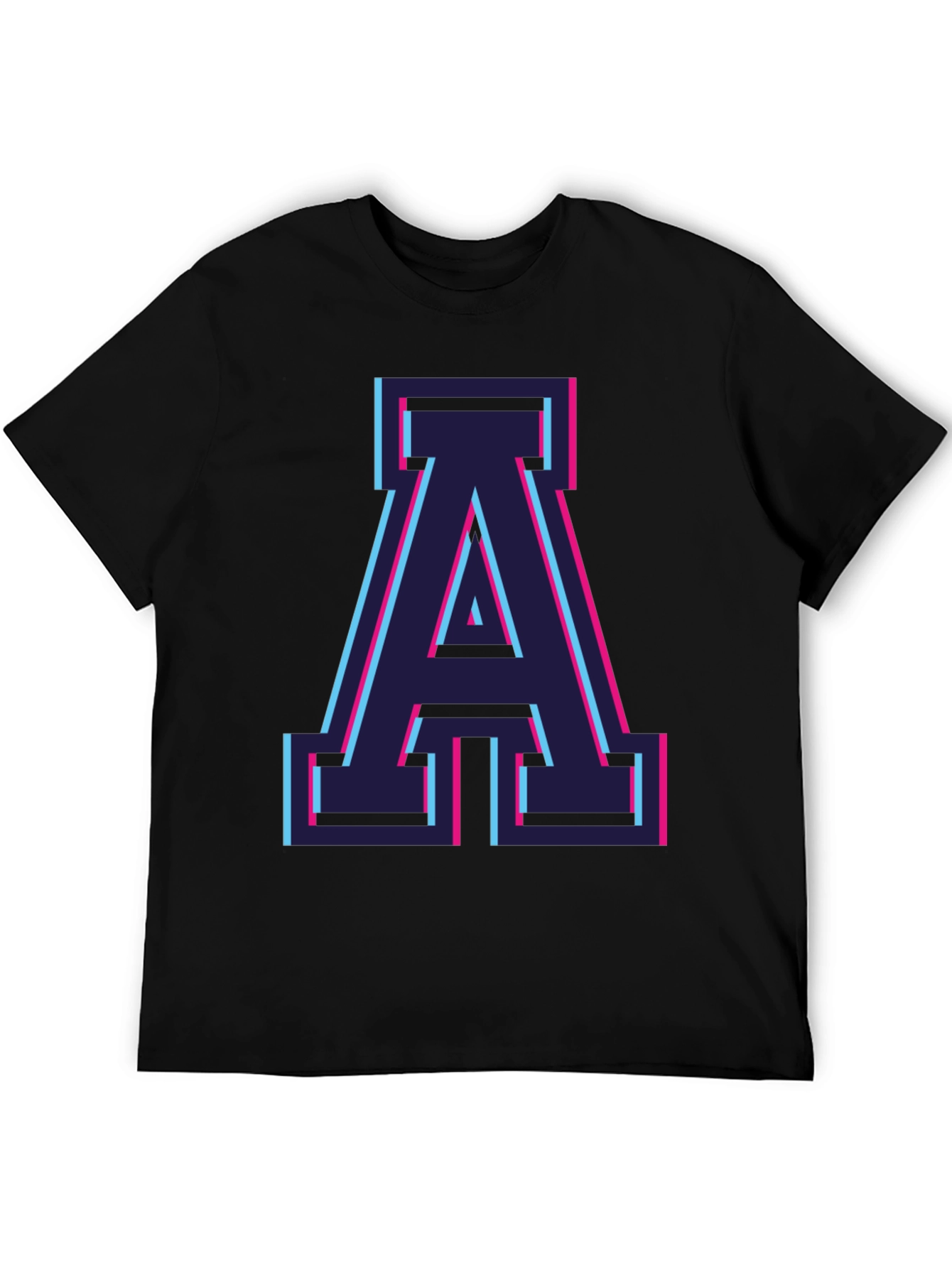 Retro A Letter T-Shirt